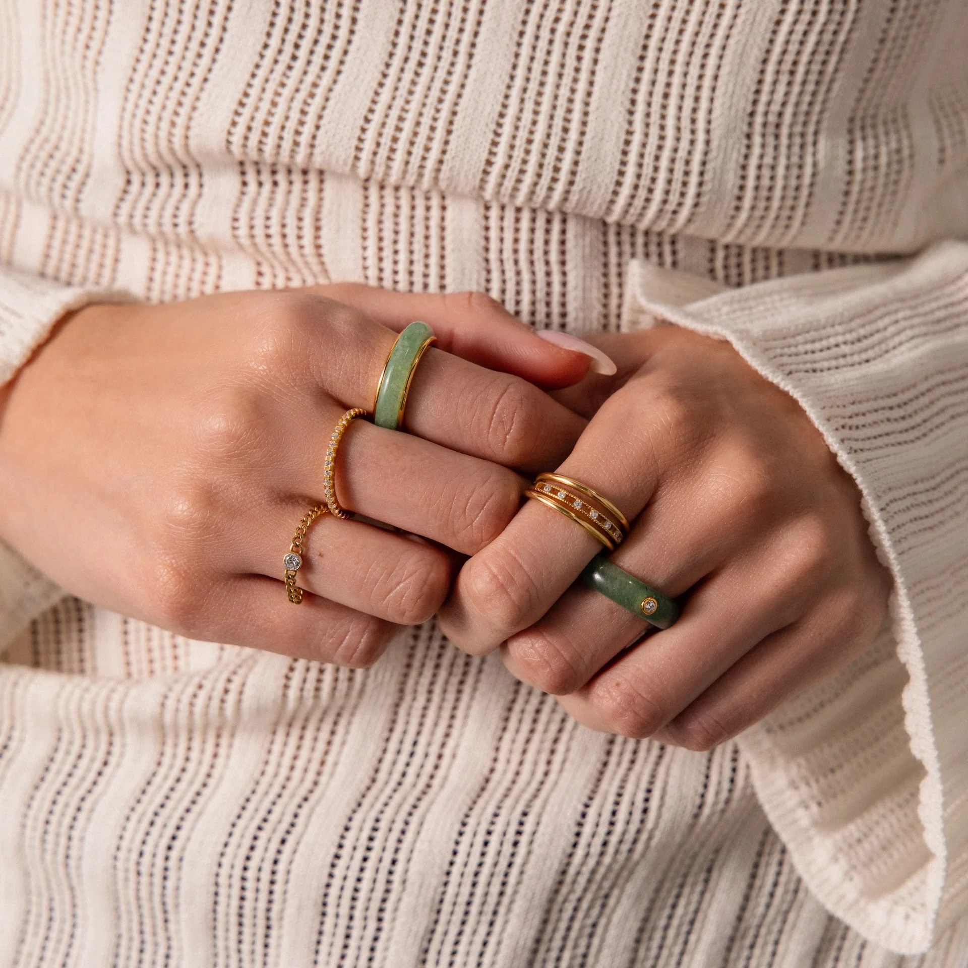 Haven Jade Spinner Ring - Image 6