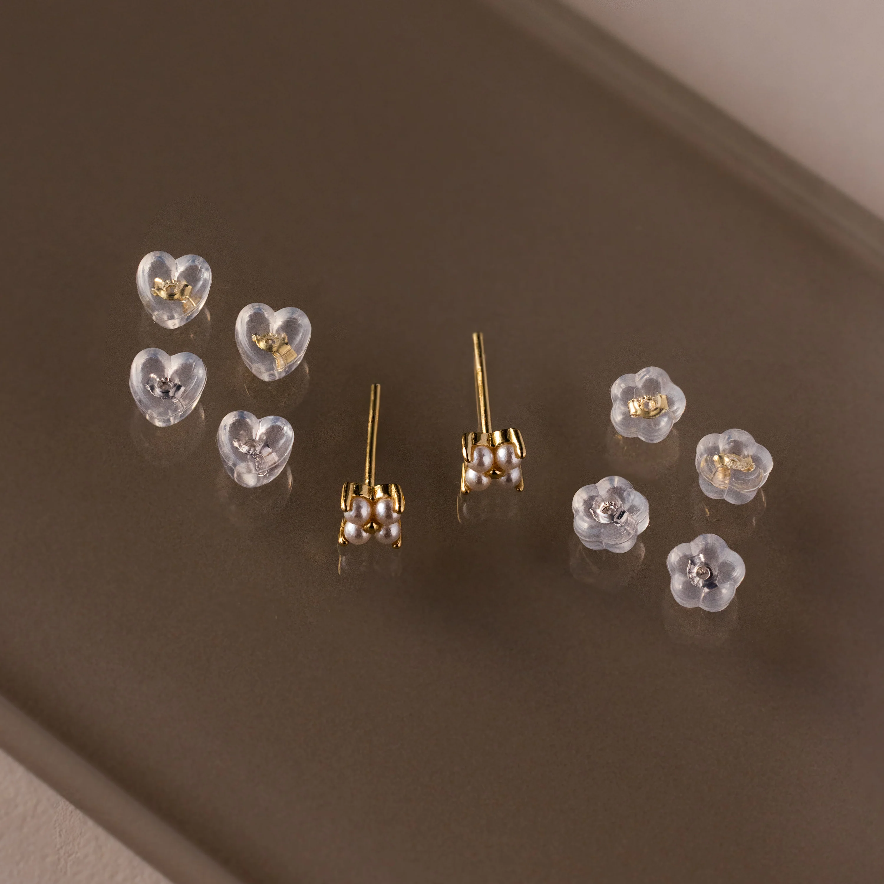 Heart & Flower Earring Backs - Image 7