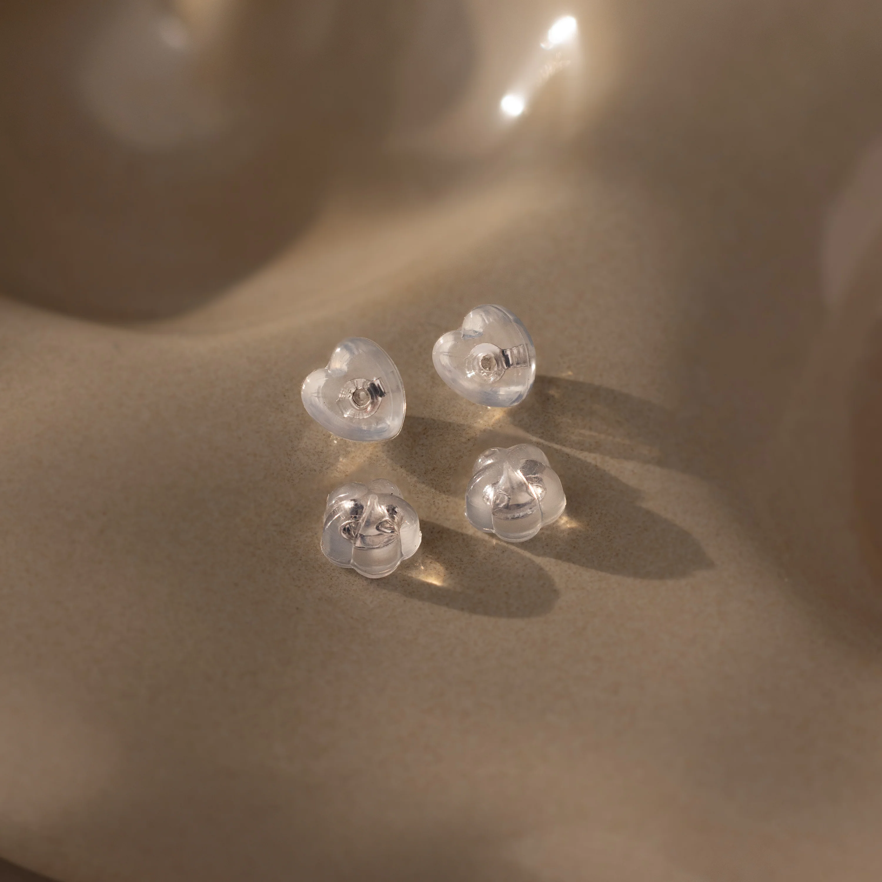Heart & Flower Earring Backs - Image 9
