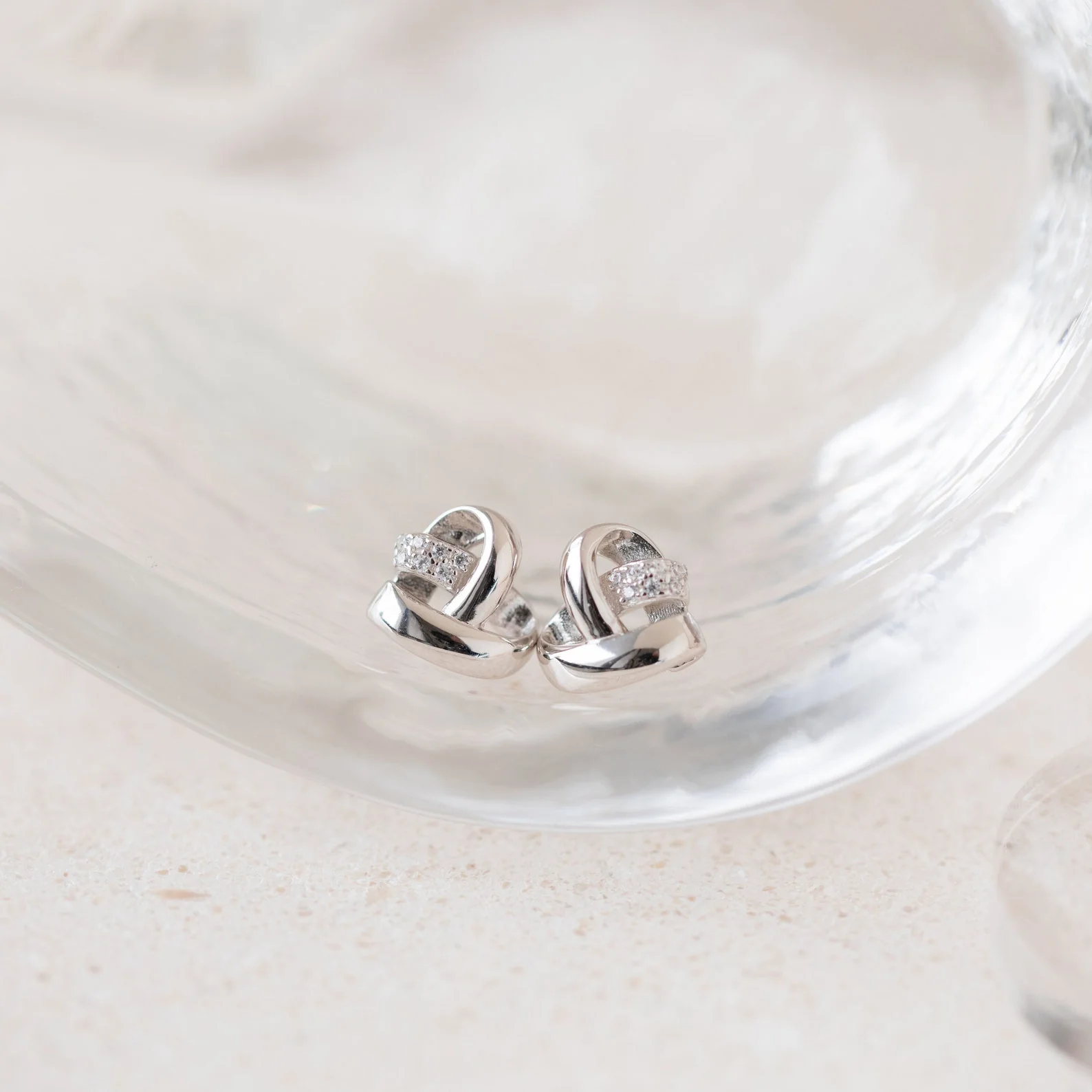 Heart Knot Studs - Image 5