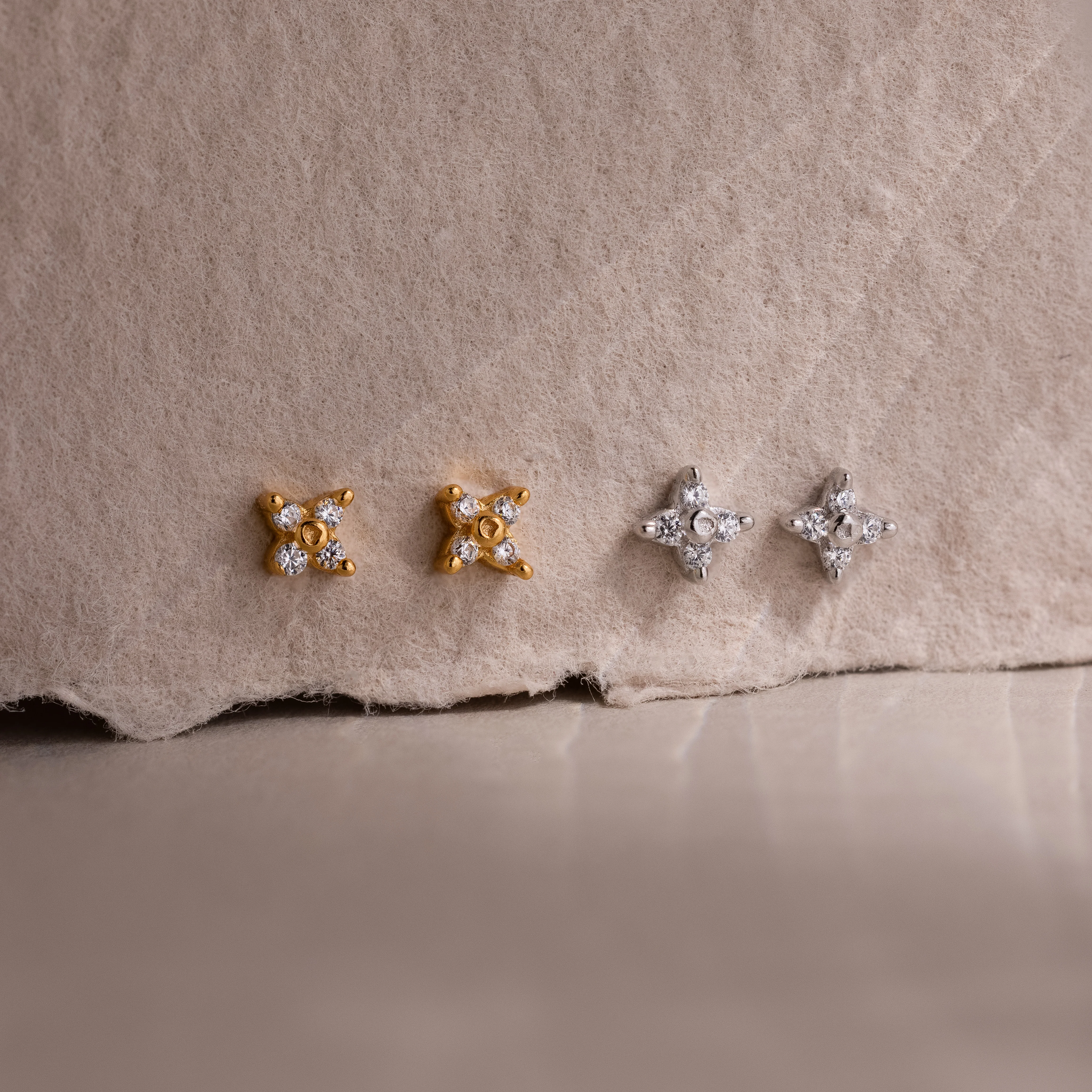 Hera Flower Studs