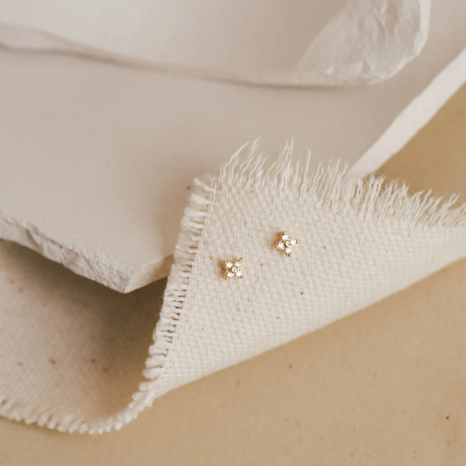 Hera Flower Studs - Image 3