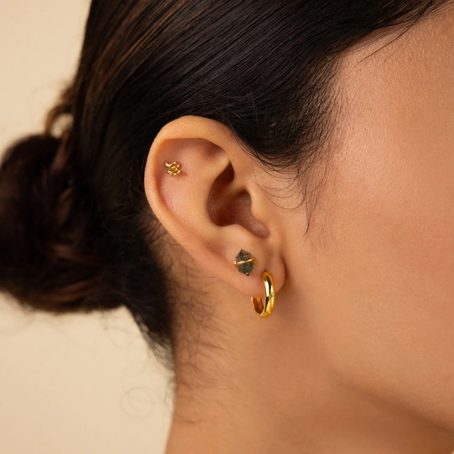 Herkimer Agate Studs - Image 2