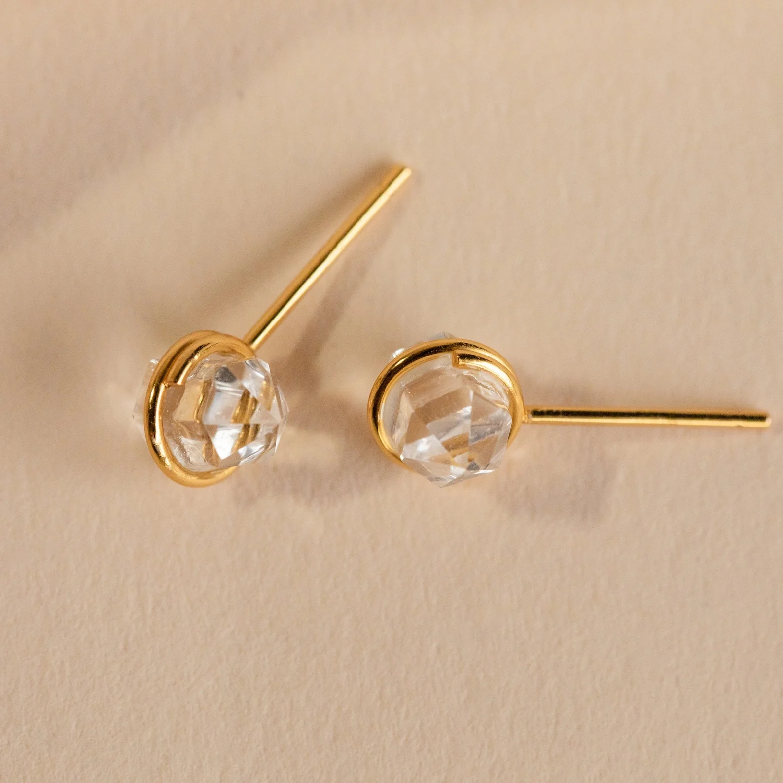 Herkimer Diamond Studs - Image 5