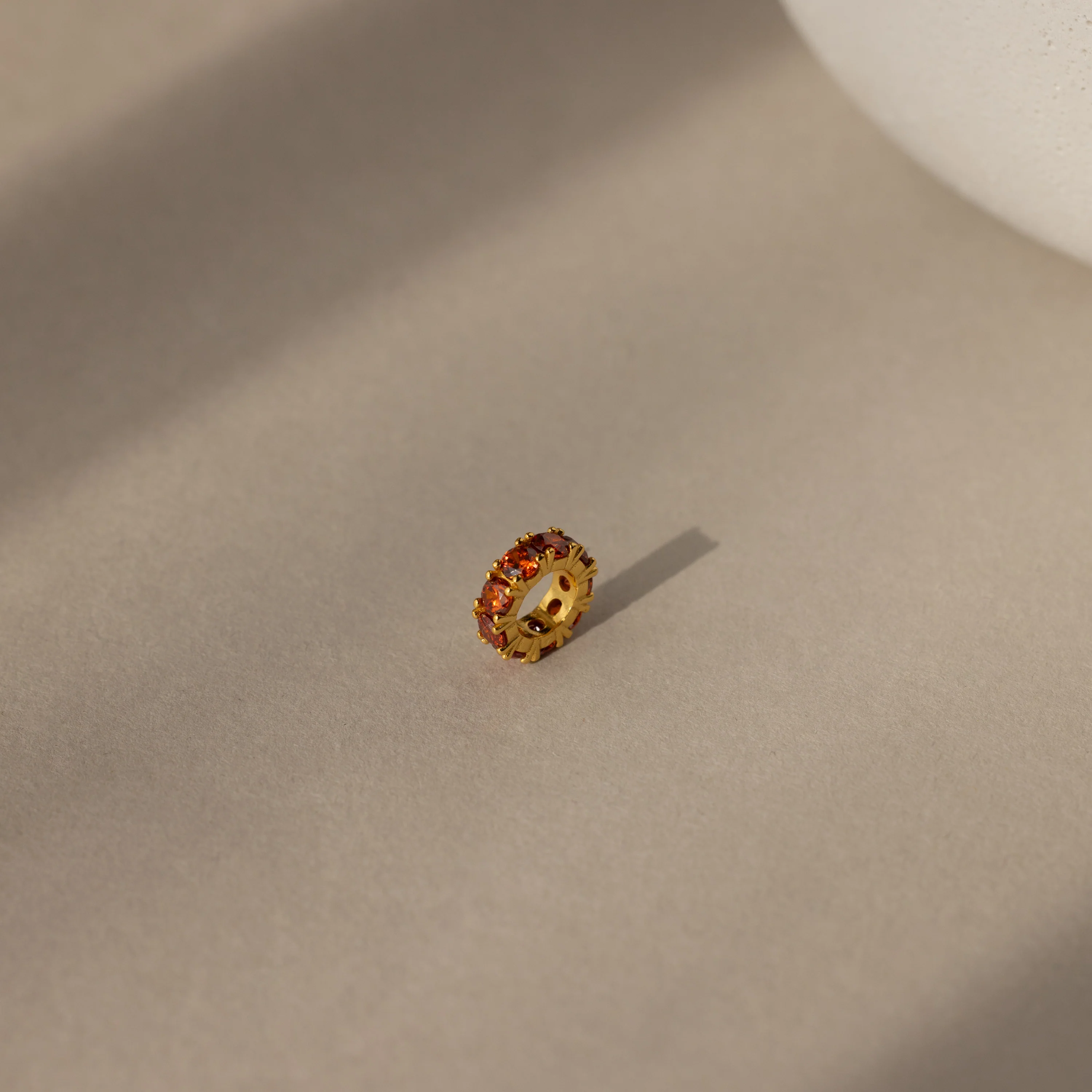 Infinity Garnet Charm