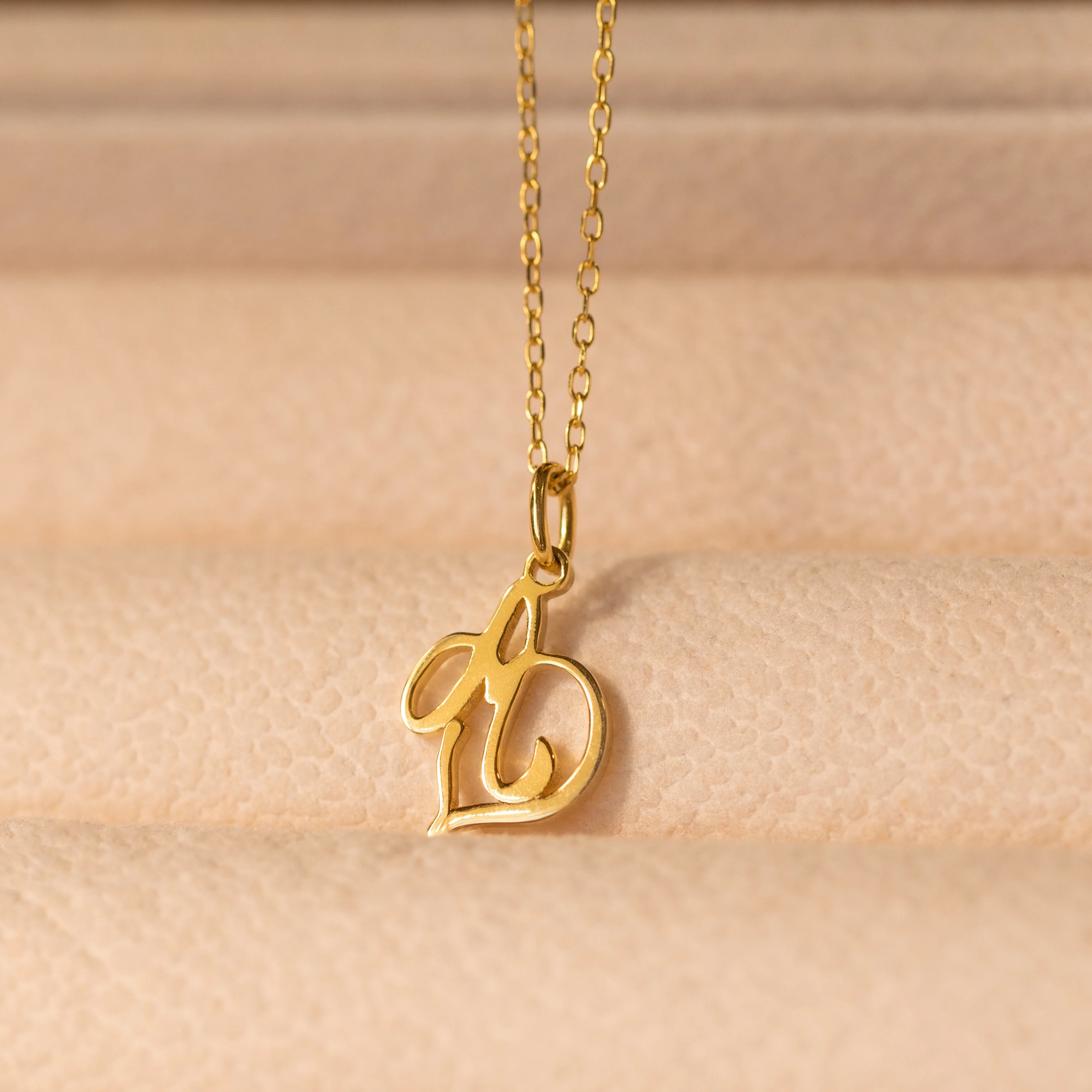 Initial Heart Necklace - Image 2