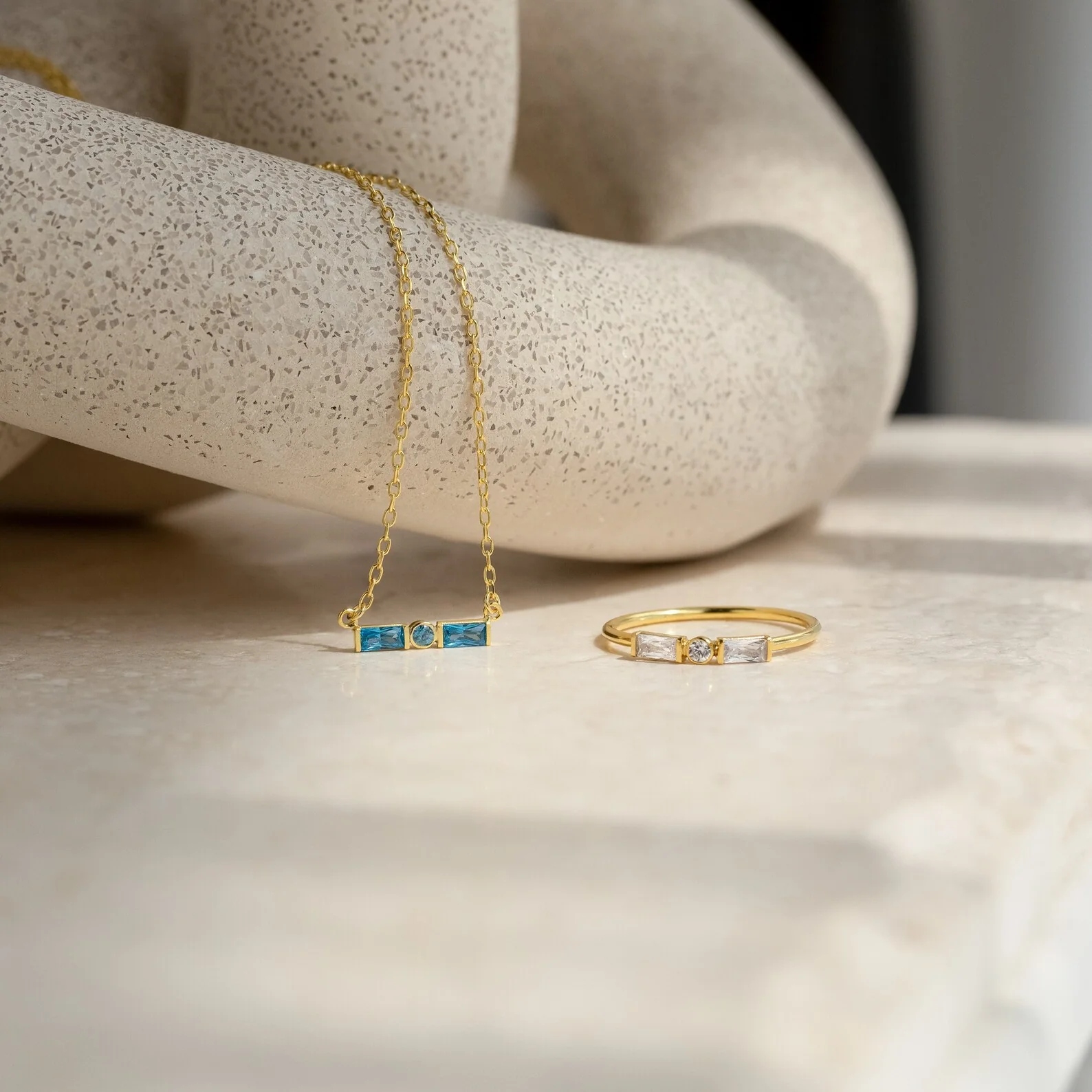 Initial Morse Birthstone Necklace - Image 6