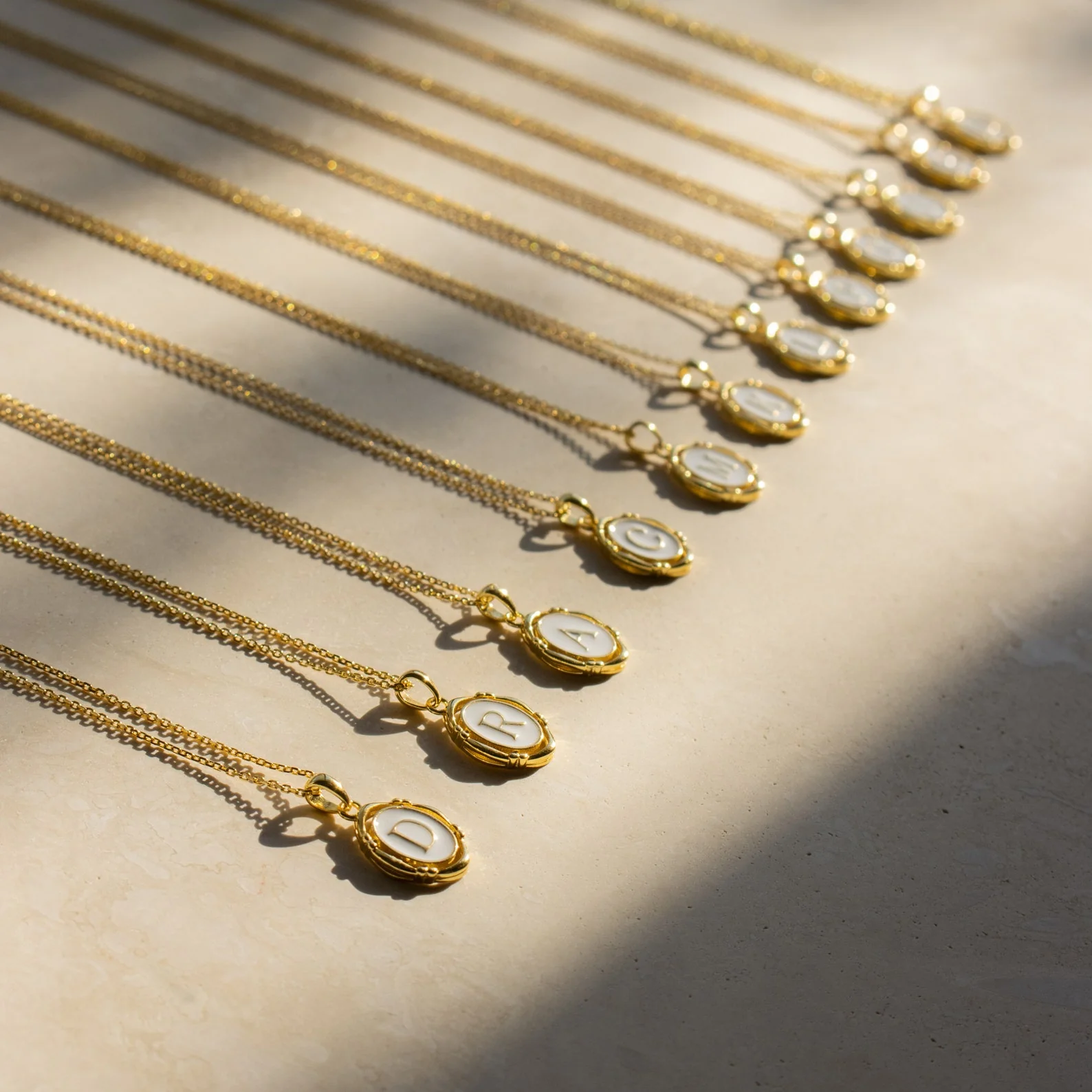 Initial Pendant Necklace - Image 7