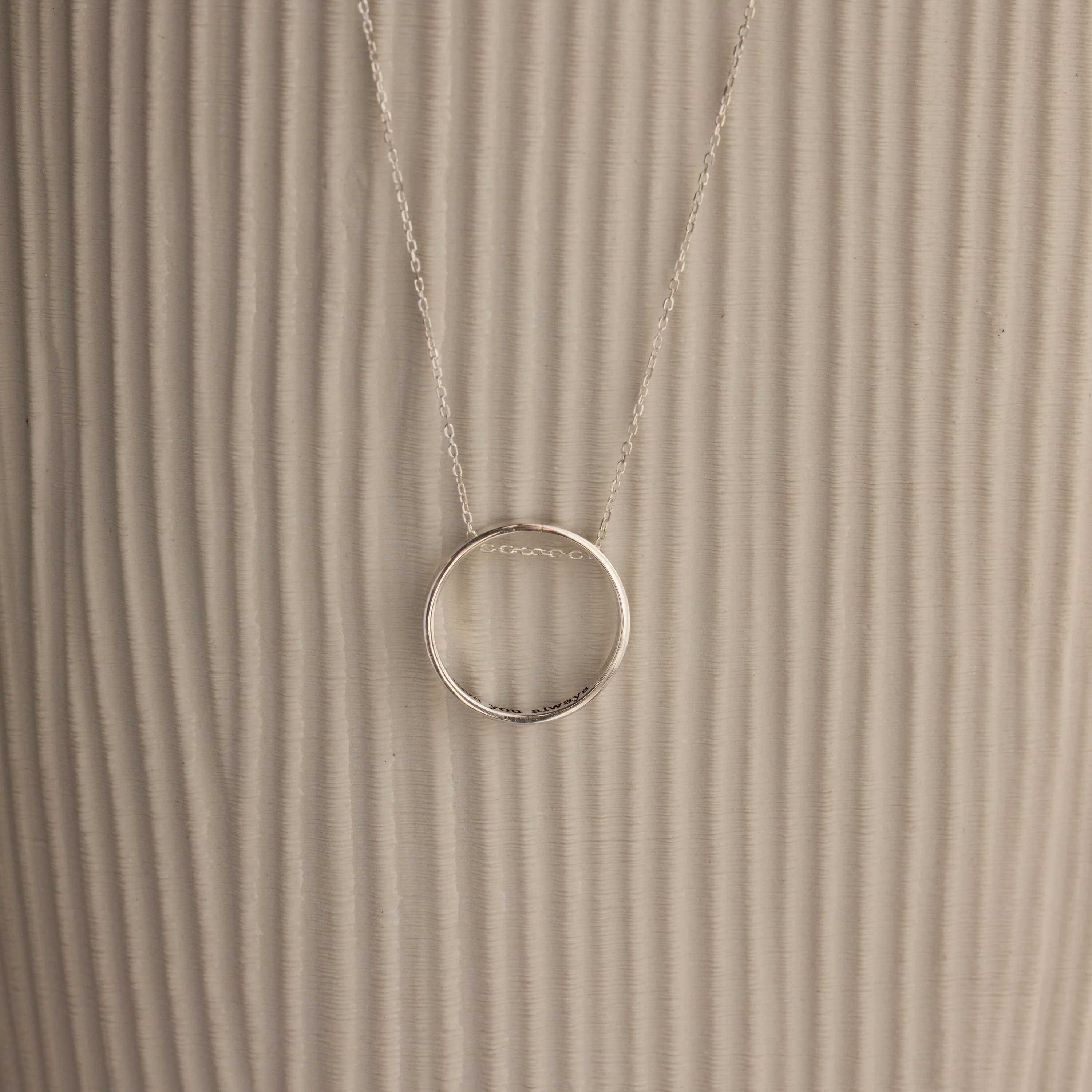 Inner Circle Necklace in Silver - Image 6
