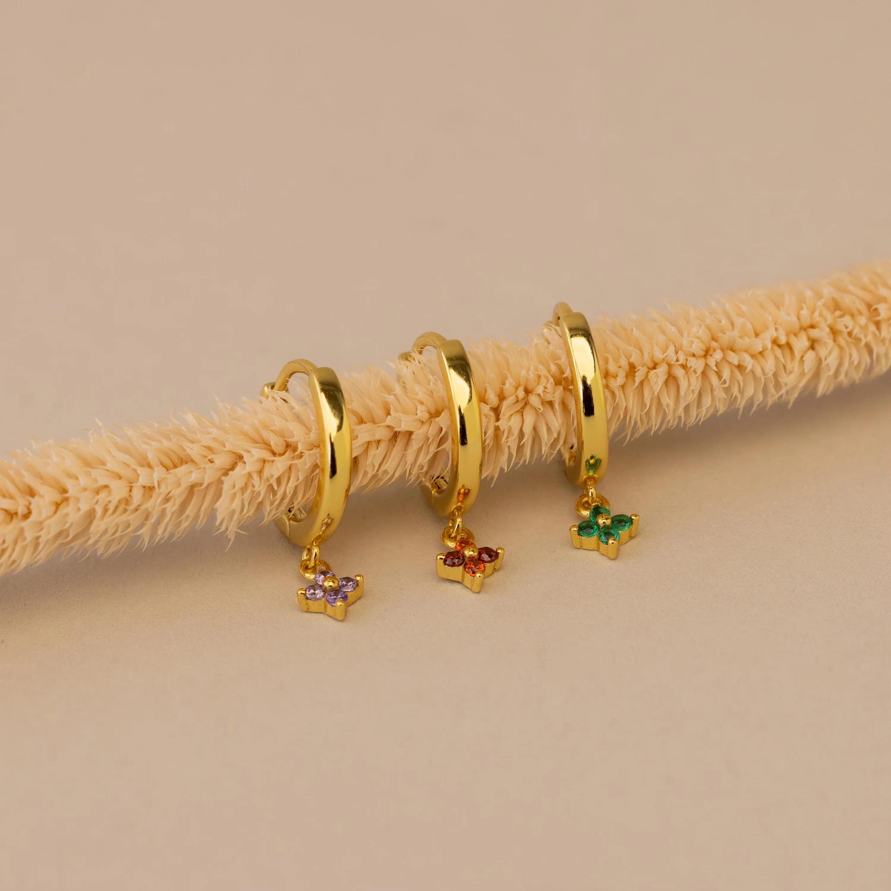 Ivy Birthstone Hoops - Image 3