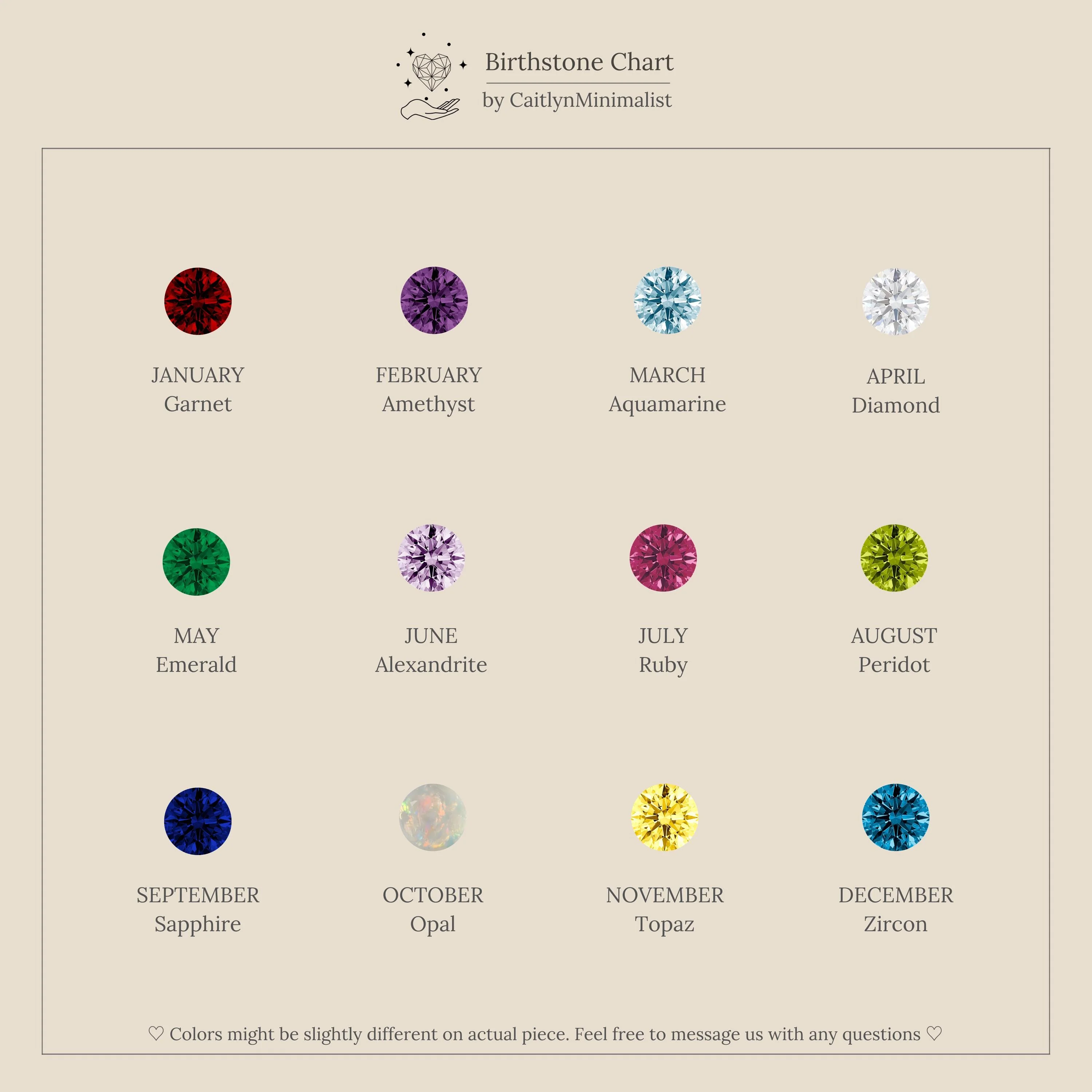 Ivy Birthstone Hoops - Image 8