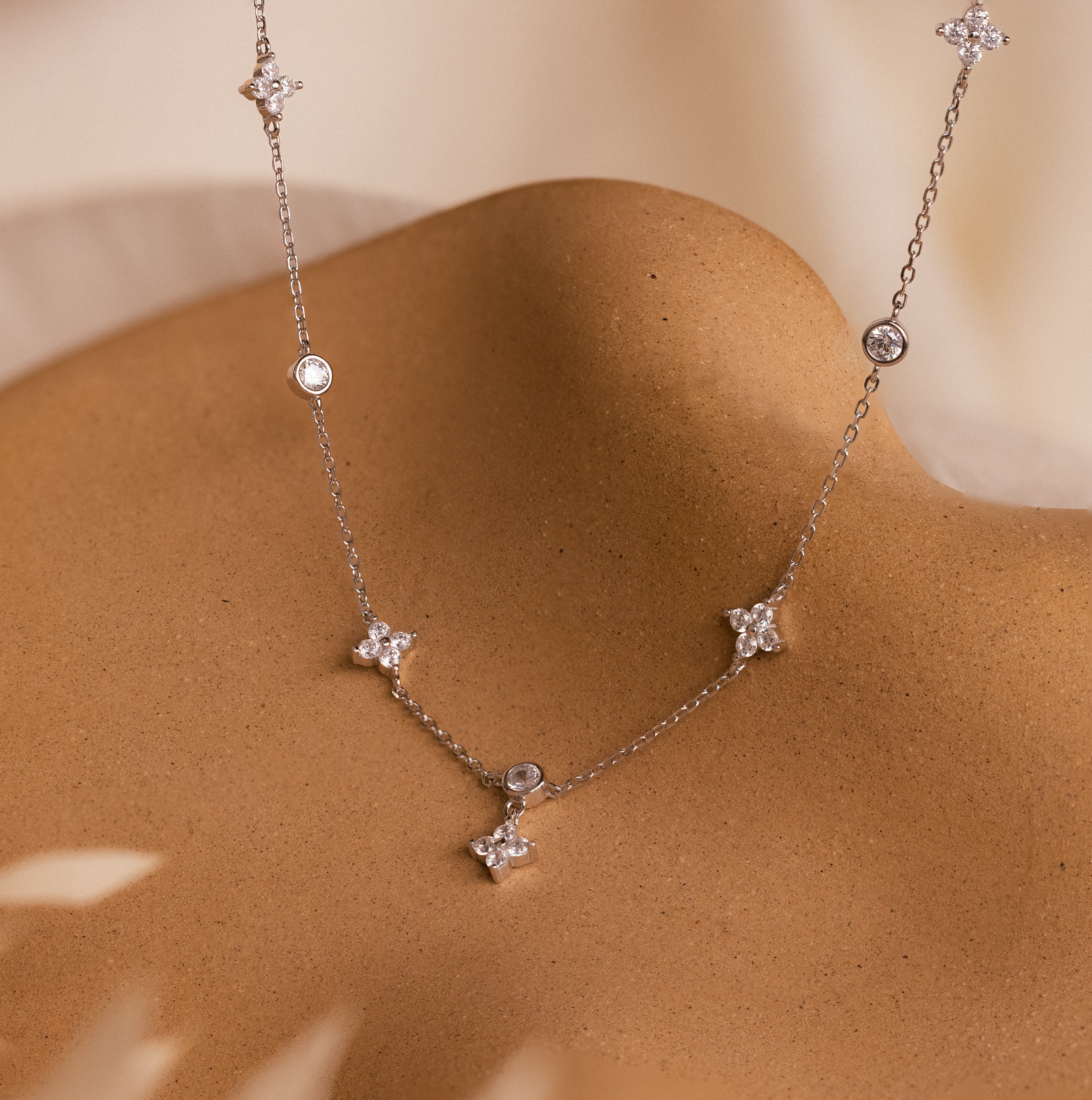 Ivy Diamond Station Necklace - Image 5