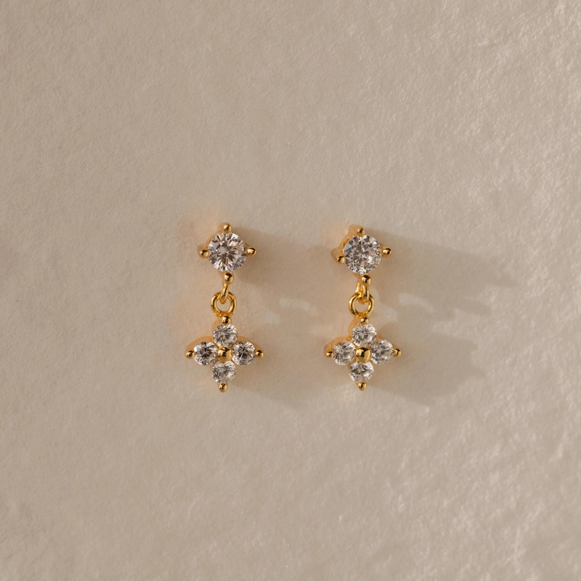 Ivy Flower Flat Back Studs - Image 3