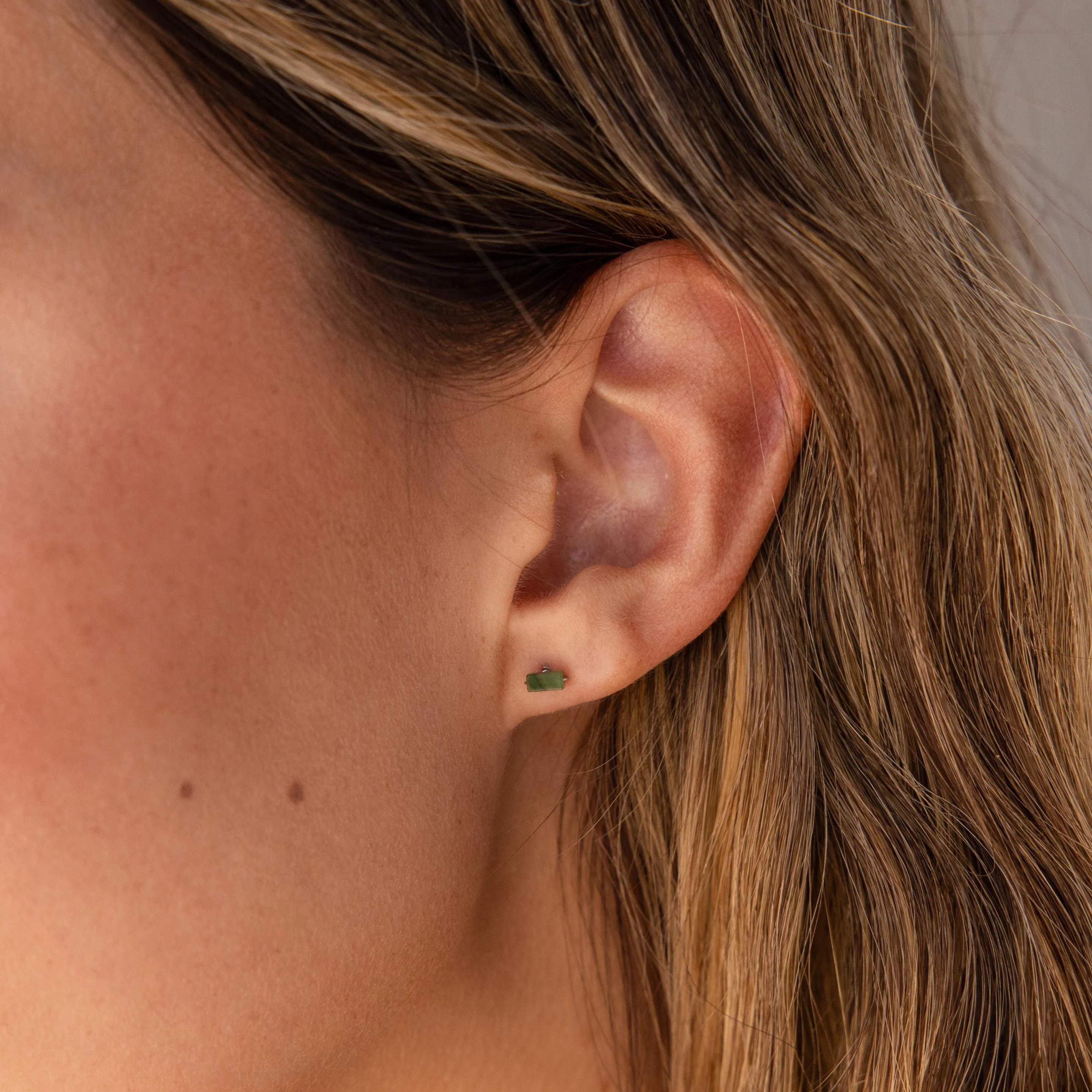 Jade Bar Studs - Image 7