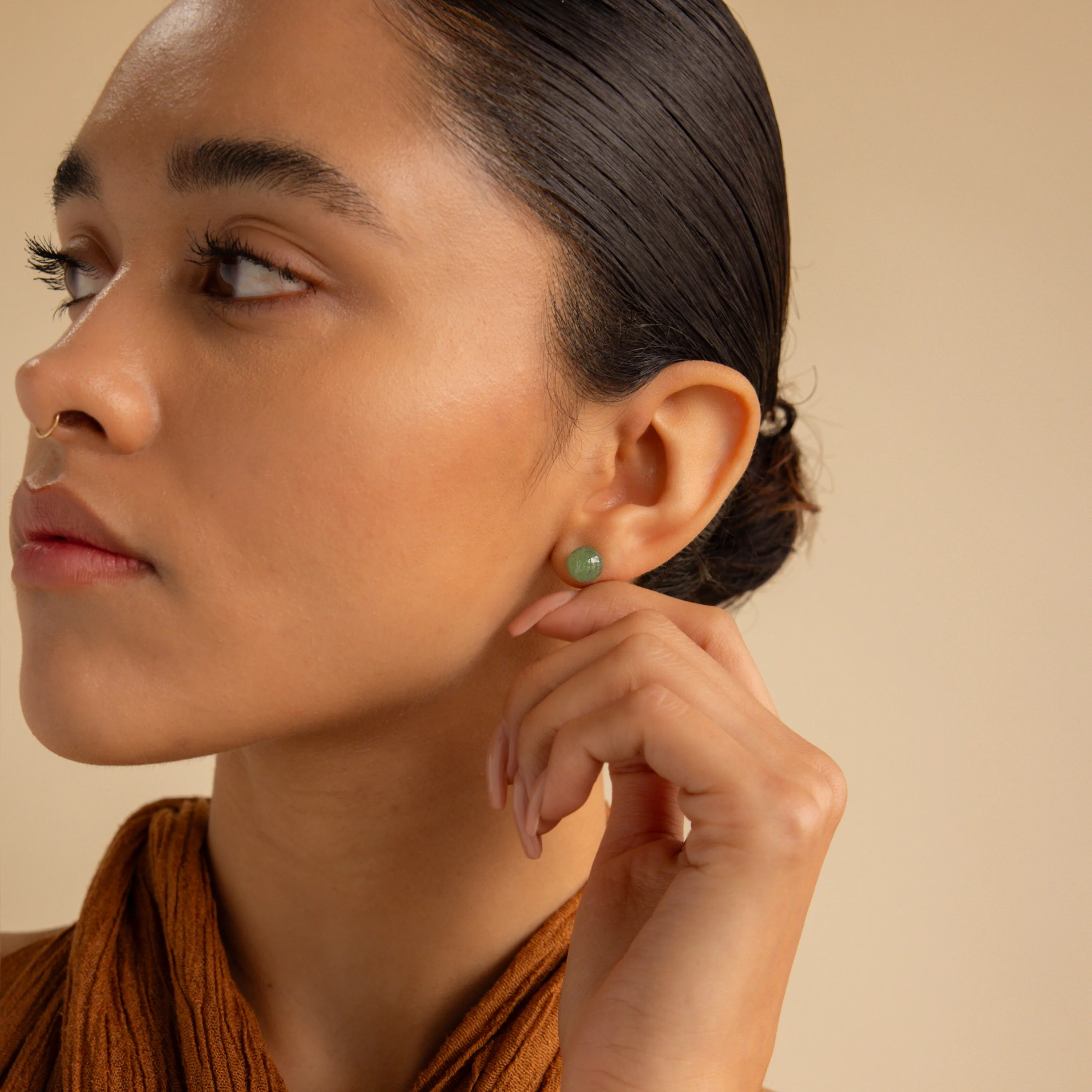 Jade Bead Studs - Image 4