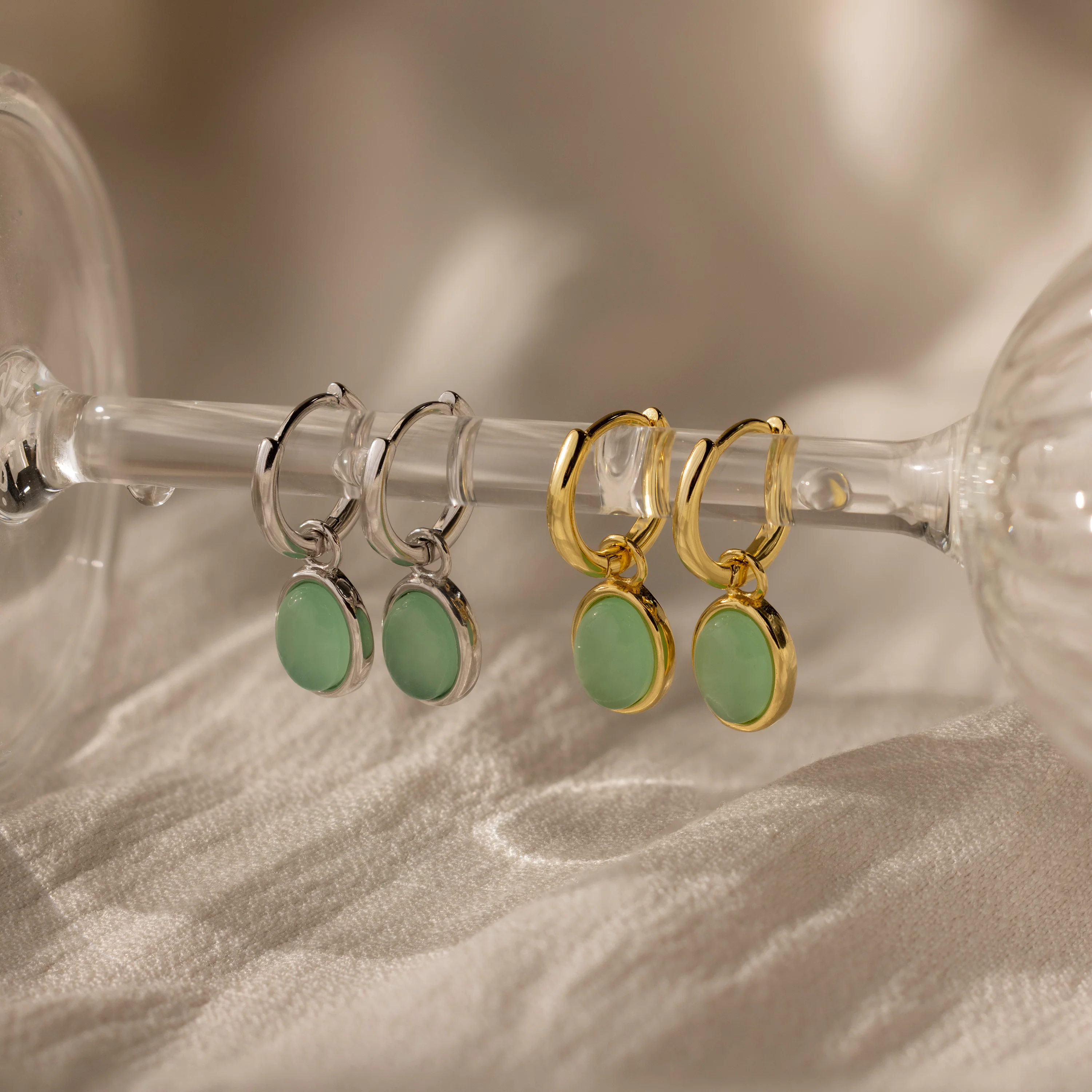 Jade Drop Hoops - Image 7