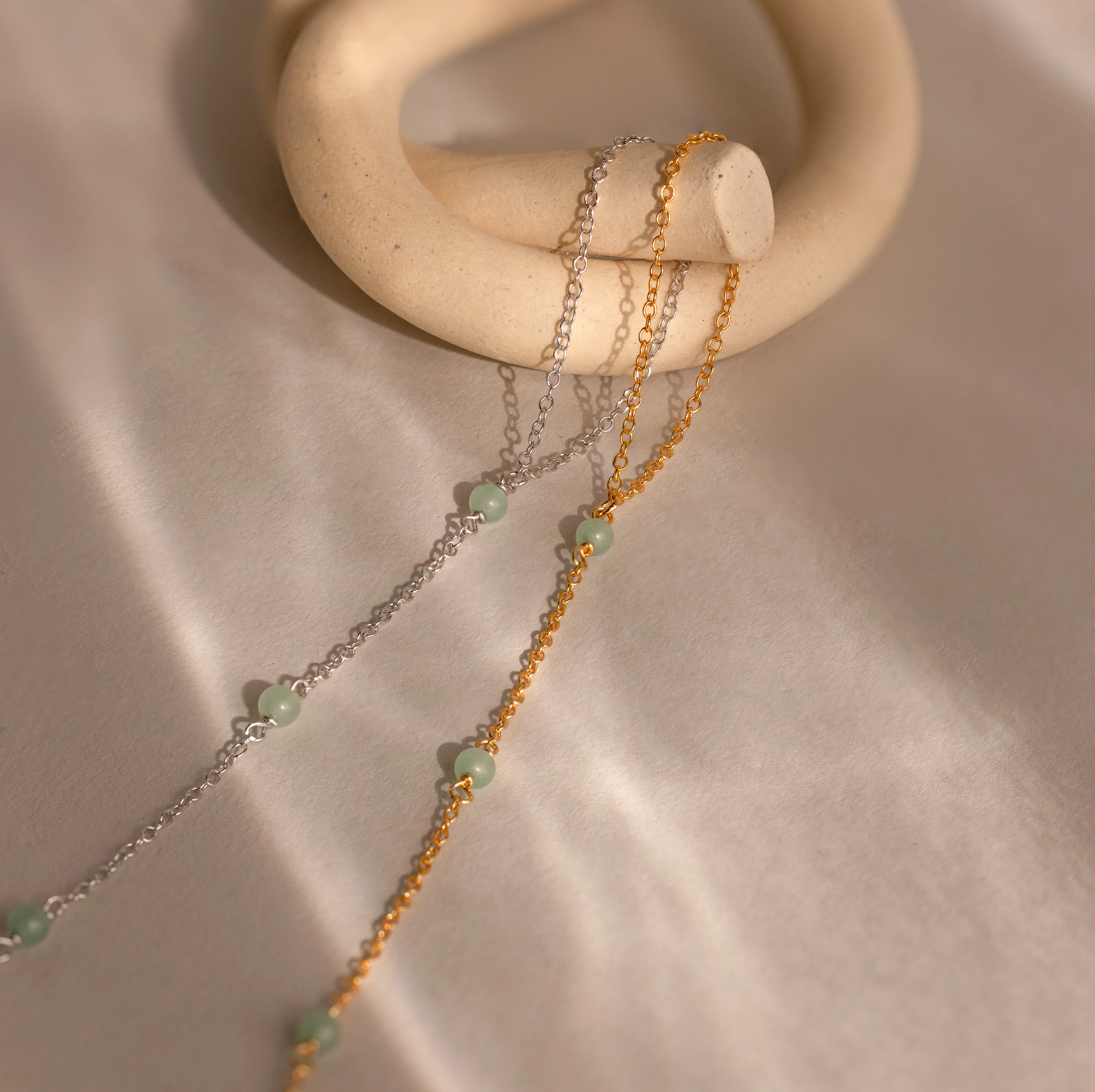 Jade Hand Chain Bracelet - Image 7
