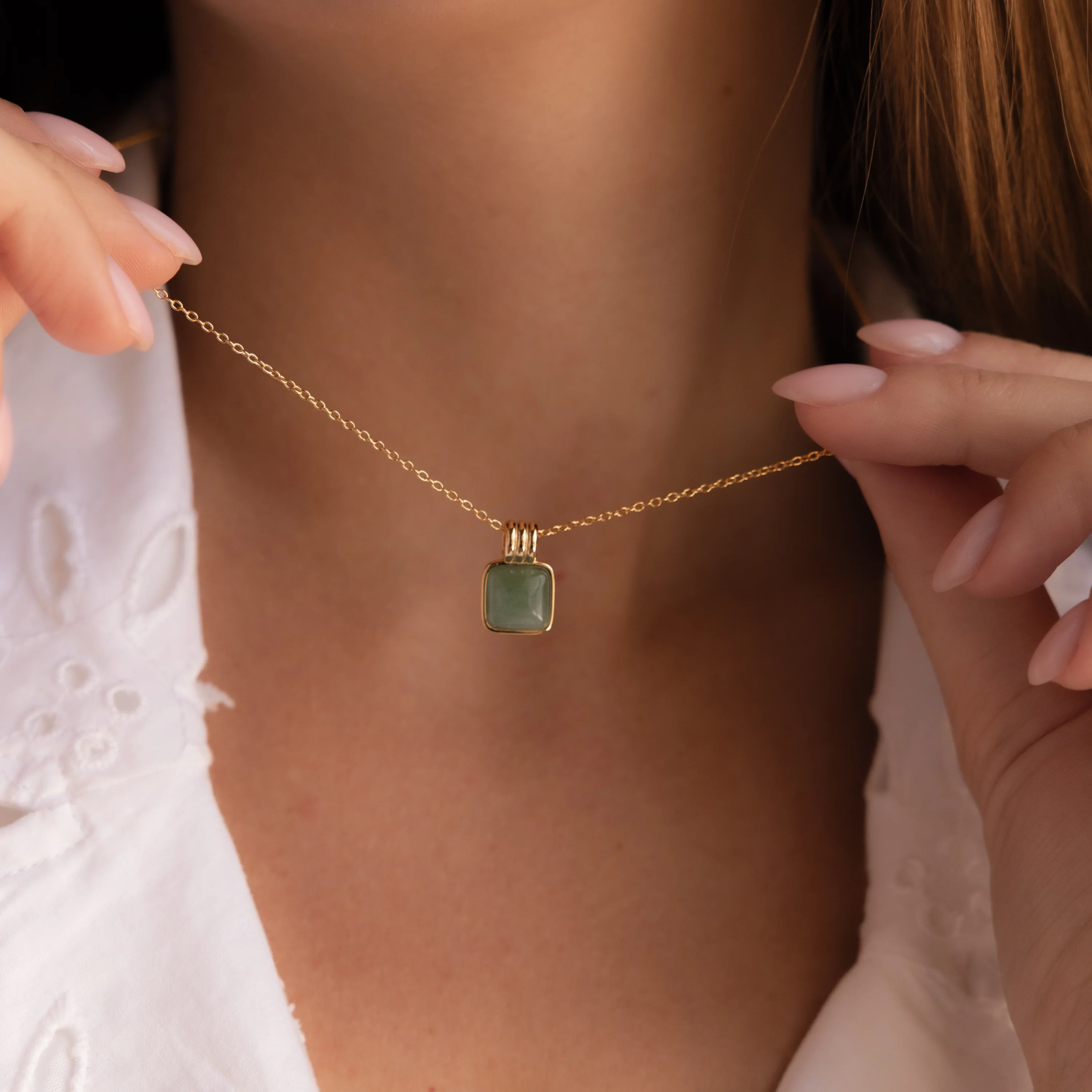 Jade Pendant Necklace - Image 4