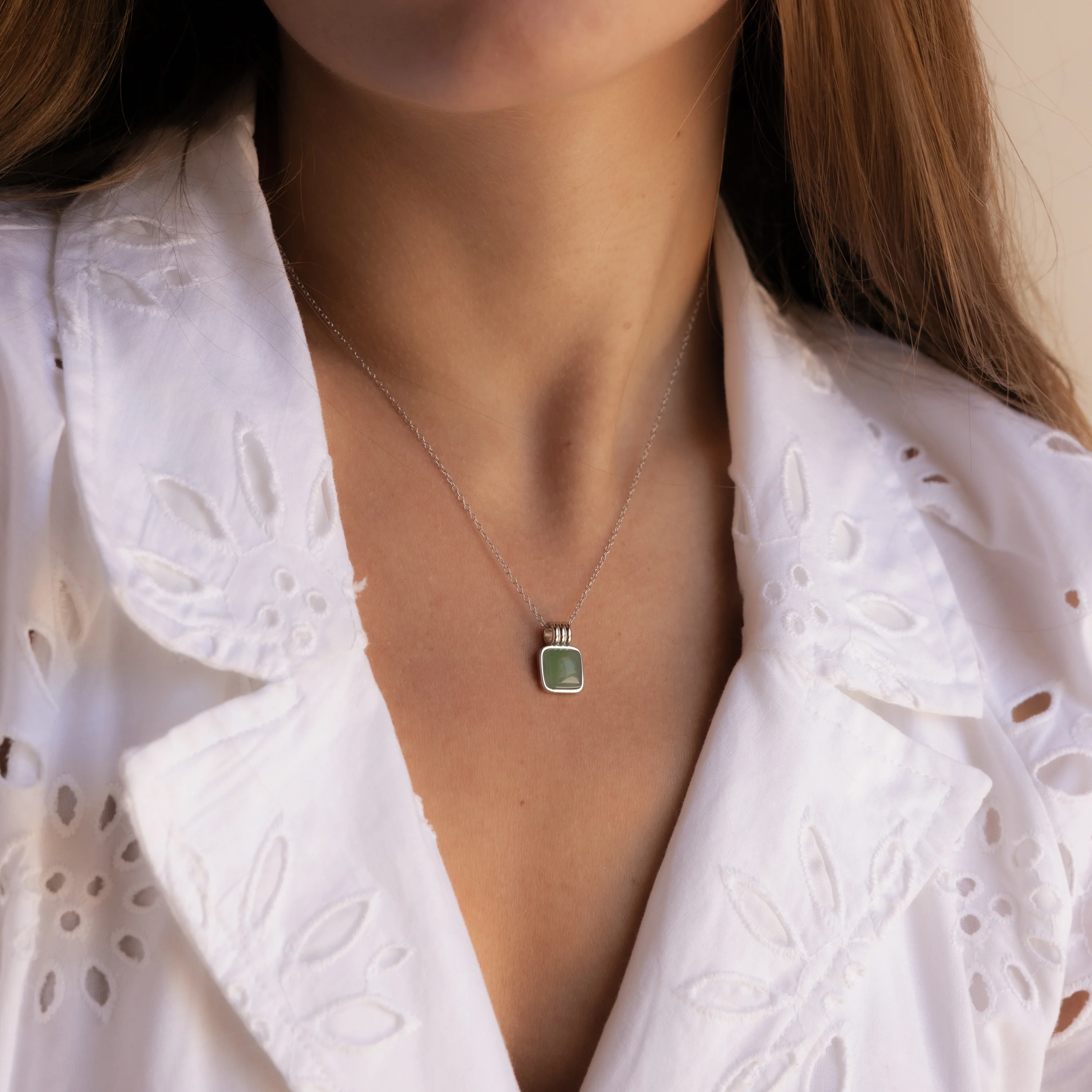 Jade Pendant Necklace - Image 6