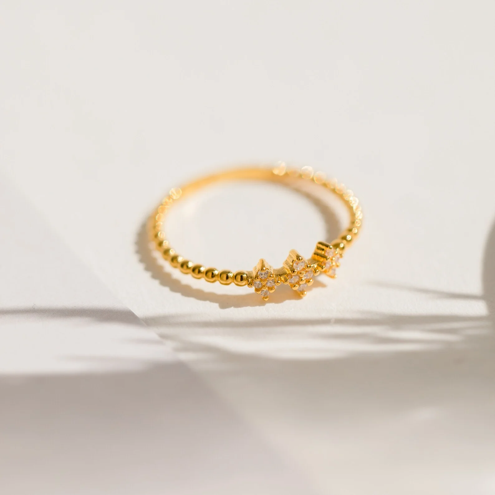 Jasmine Beaded Diamond Ring - Image 3