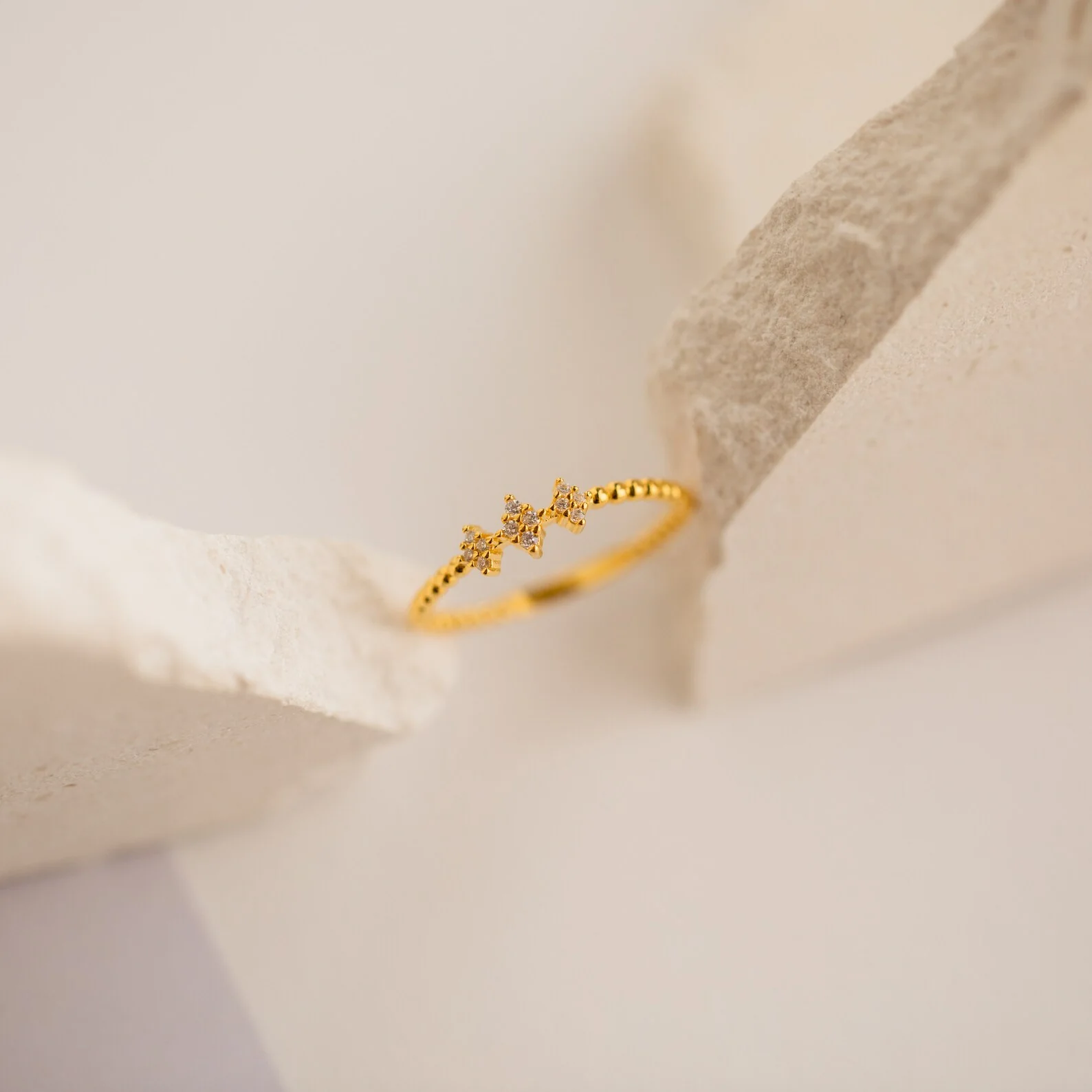 Jasmine Beaded Diamond Ring - Image 5