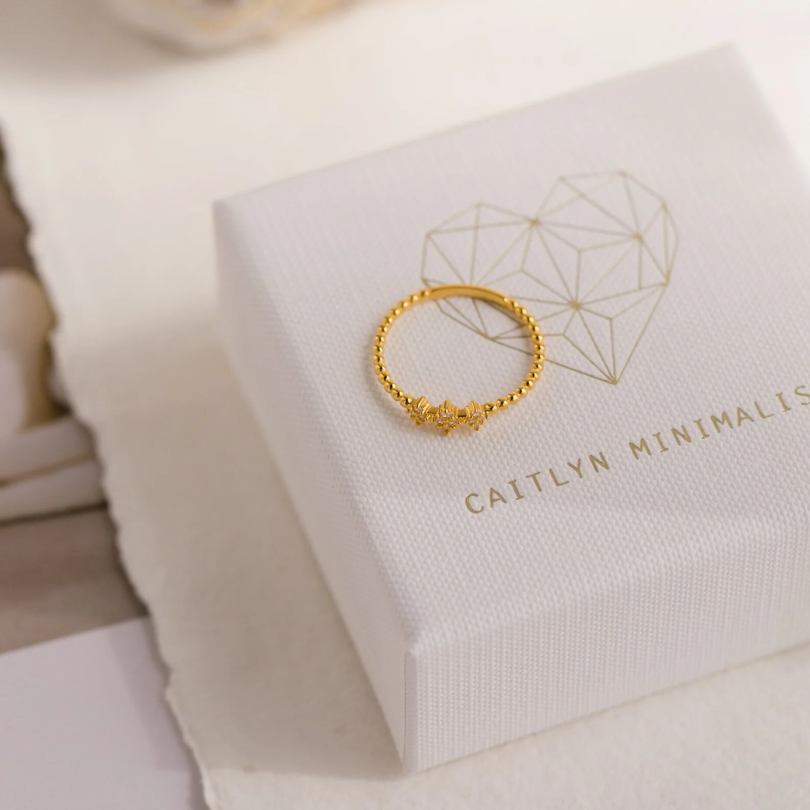 Jasmine Beaded Diamond Ring - Image 8