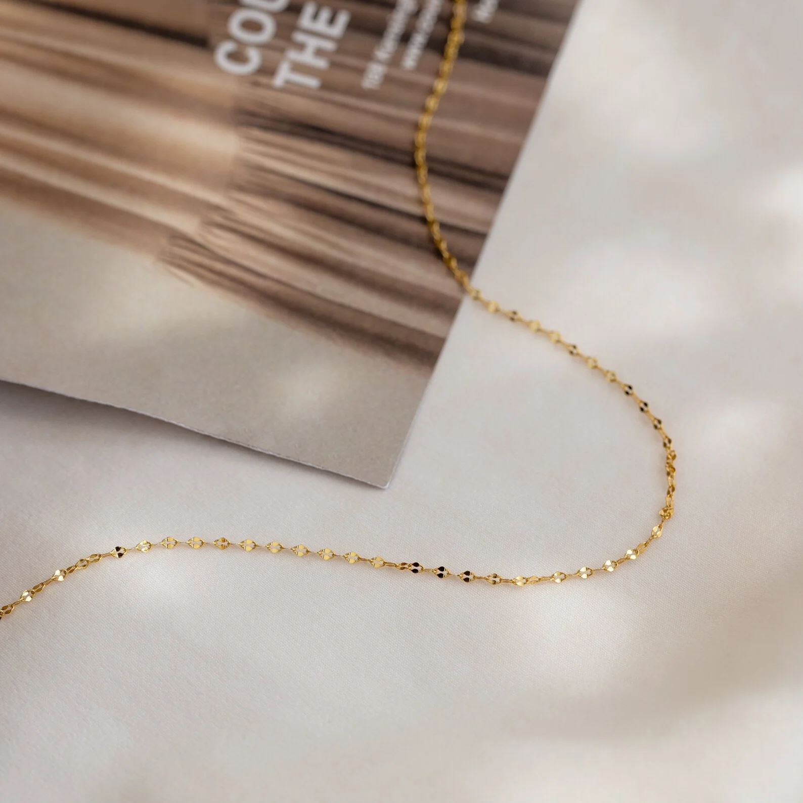 Josephine Chain Necklace in Silver - Image 4