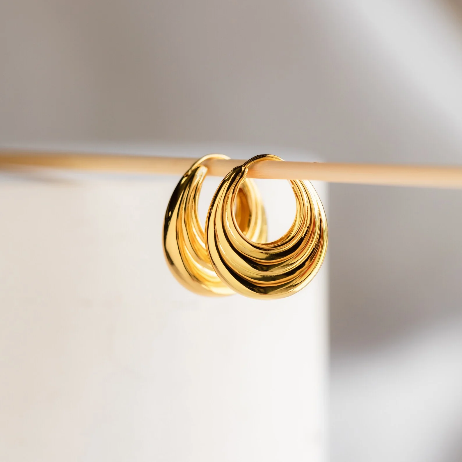 Katrina Ribbed Hoops - Image 7