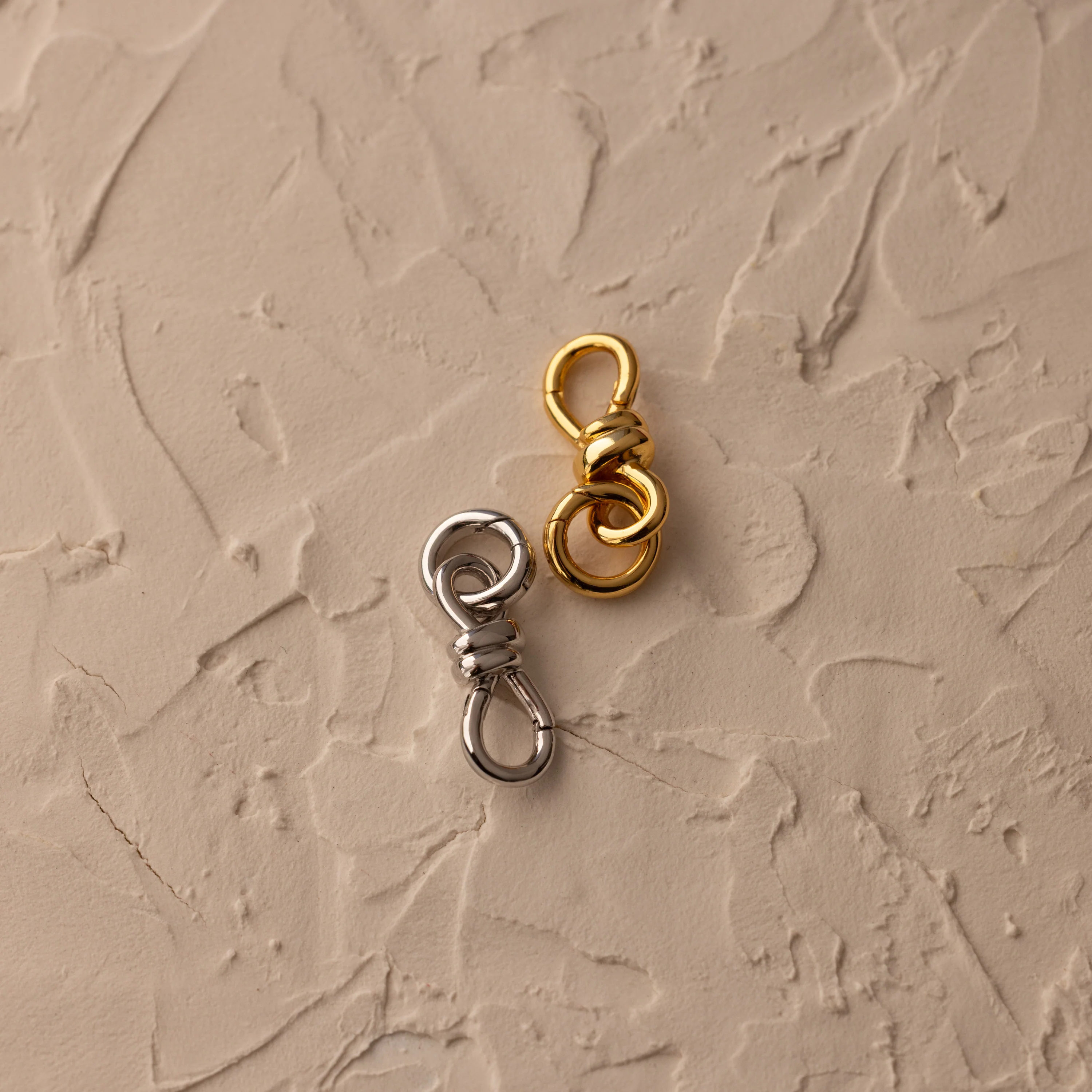 Knot Charm Clasp in Silver - Image 5