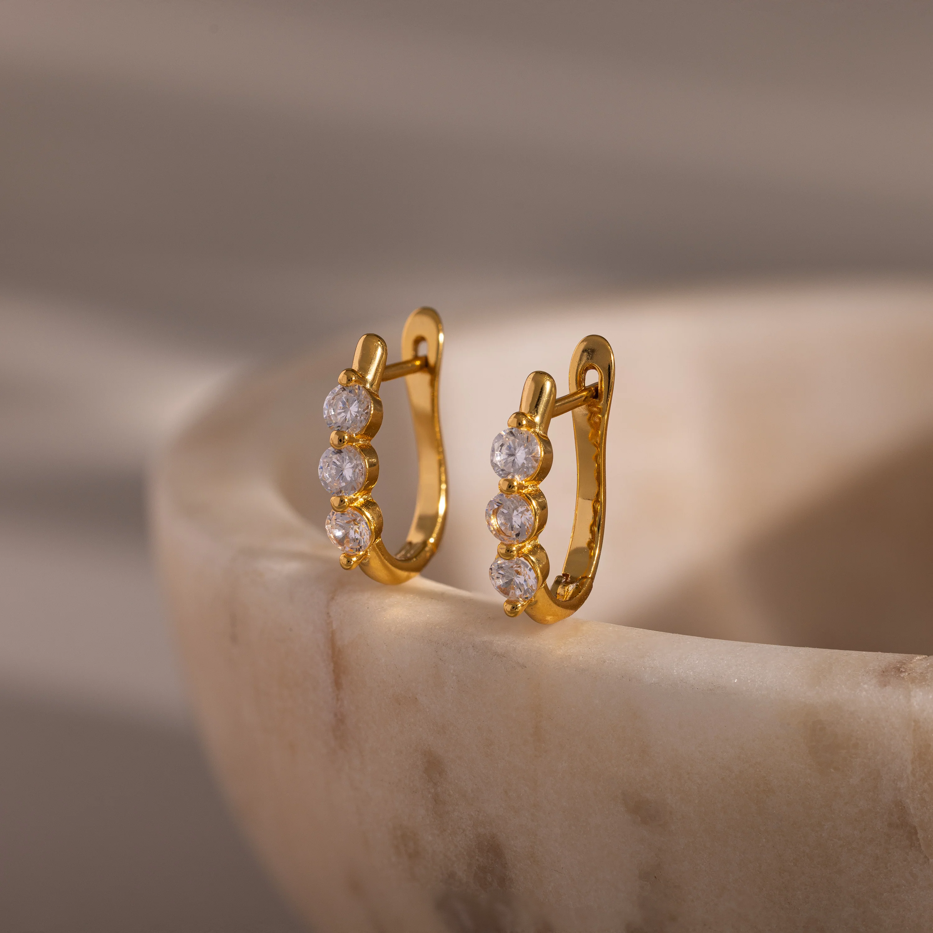 Lace Diamond Hoops - Image 9
