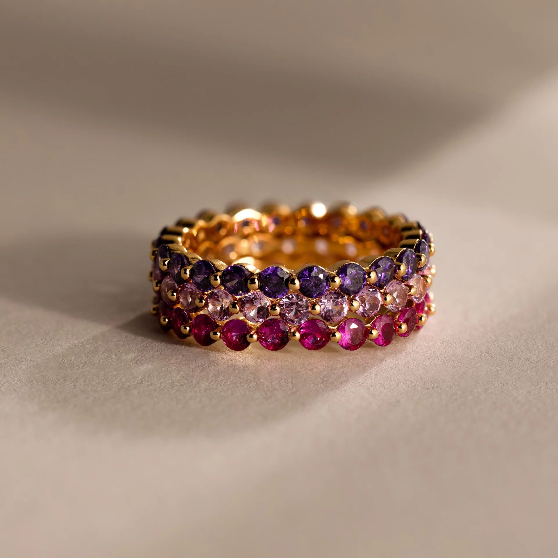 Lace Eternity Ruby Ring - Image 5