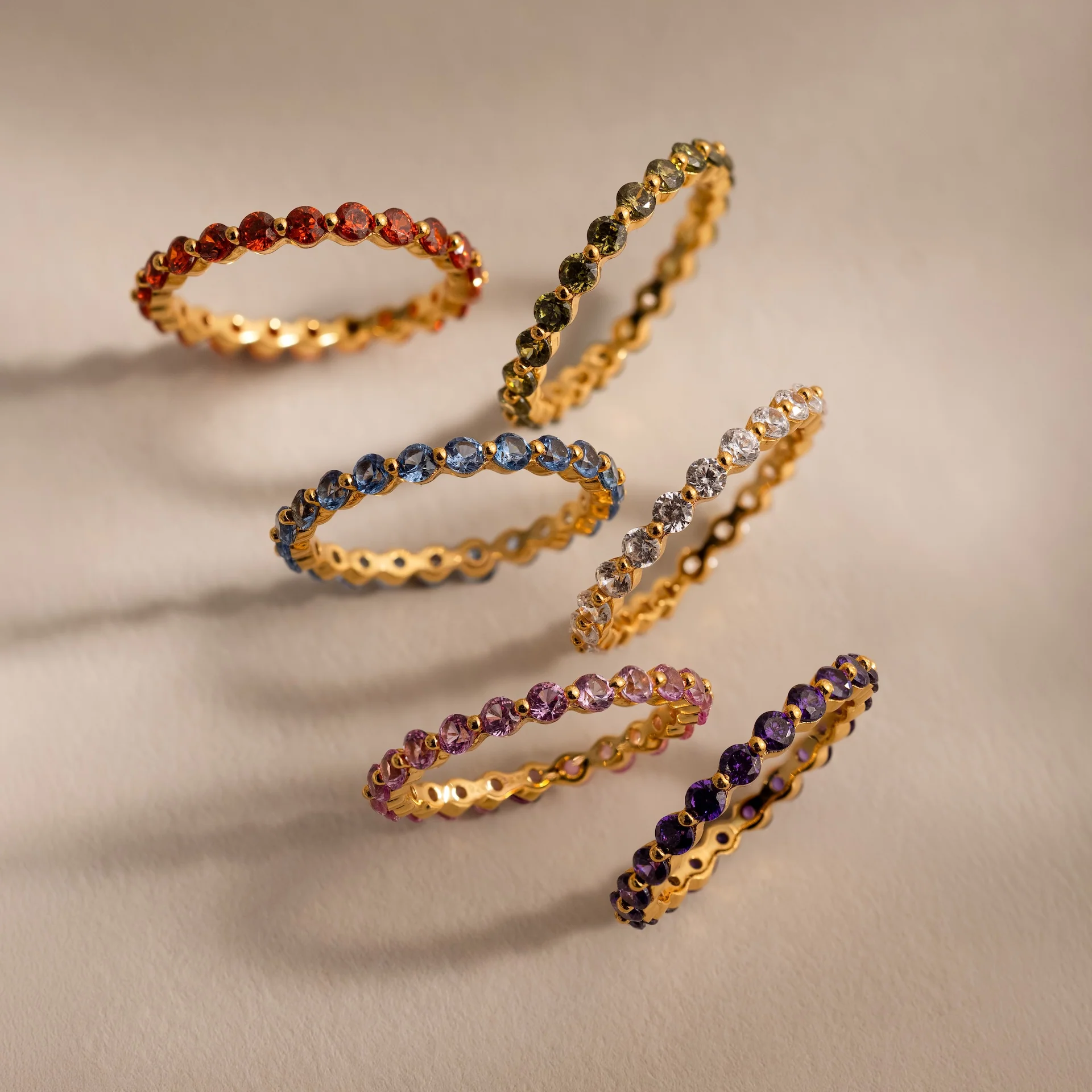 Lace Eternity Amethyst Ring - Image 5