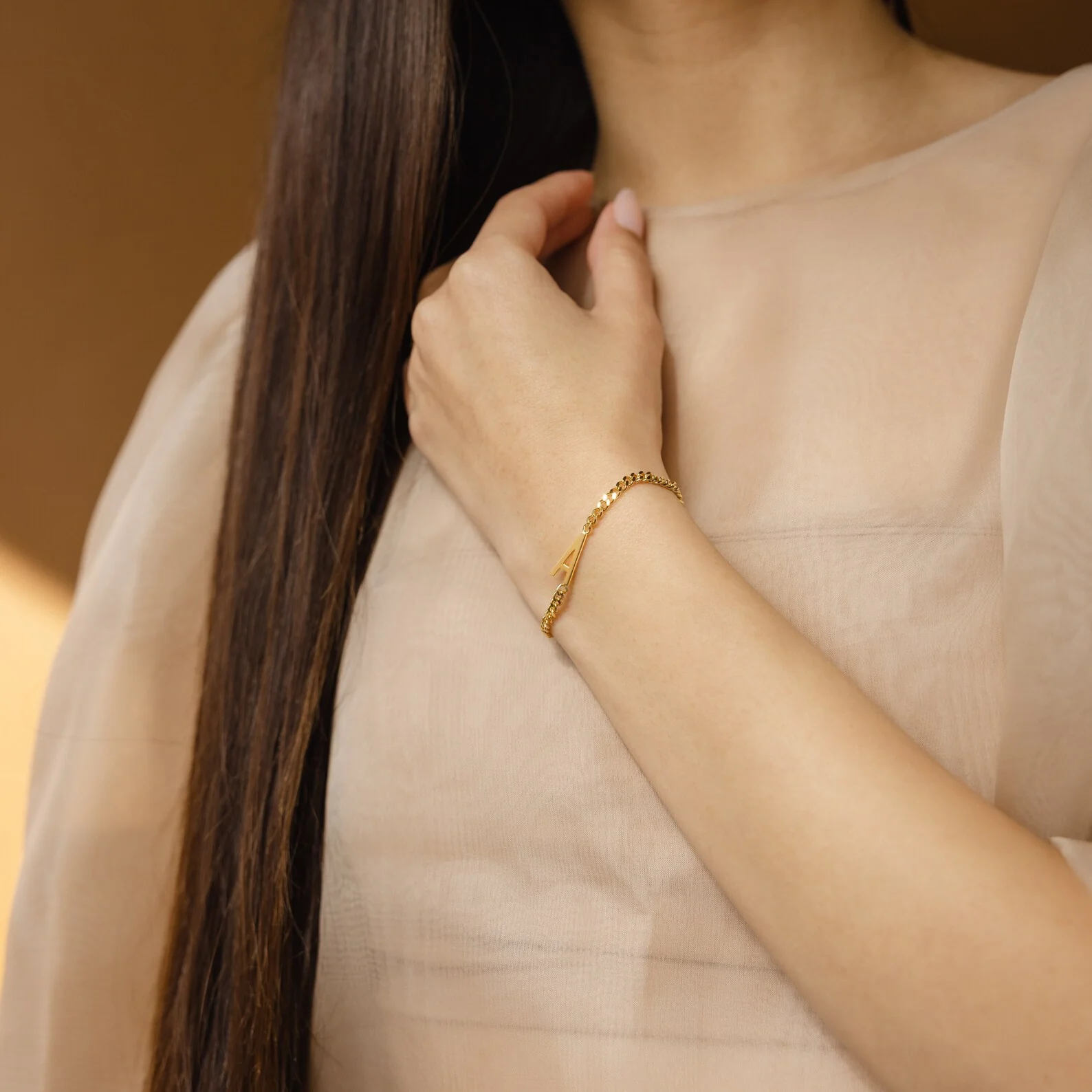 Large Letter Bracelet - Image 5