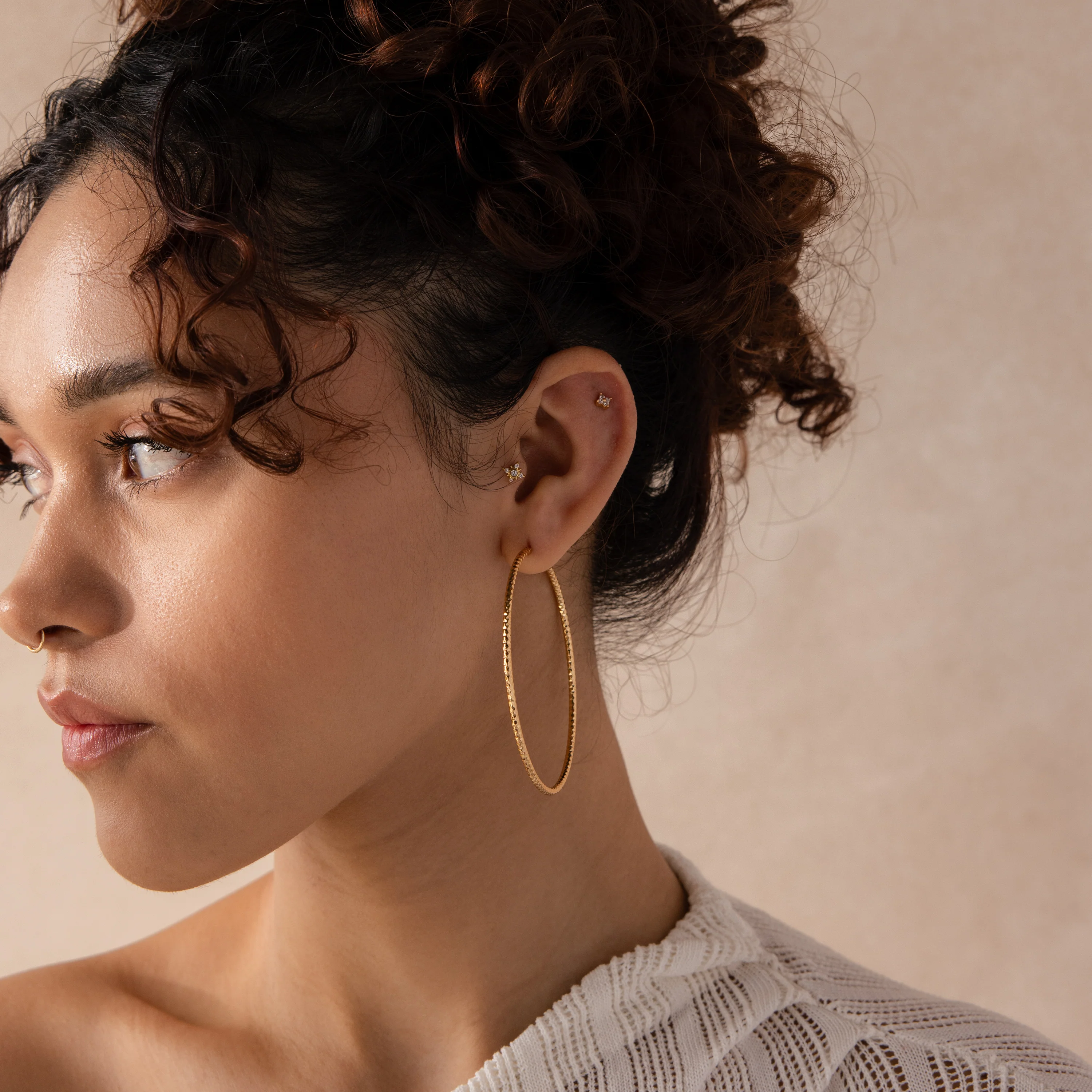 Large Sparkle Hoops - Image 6