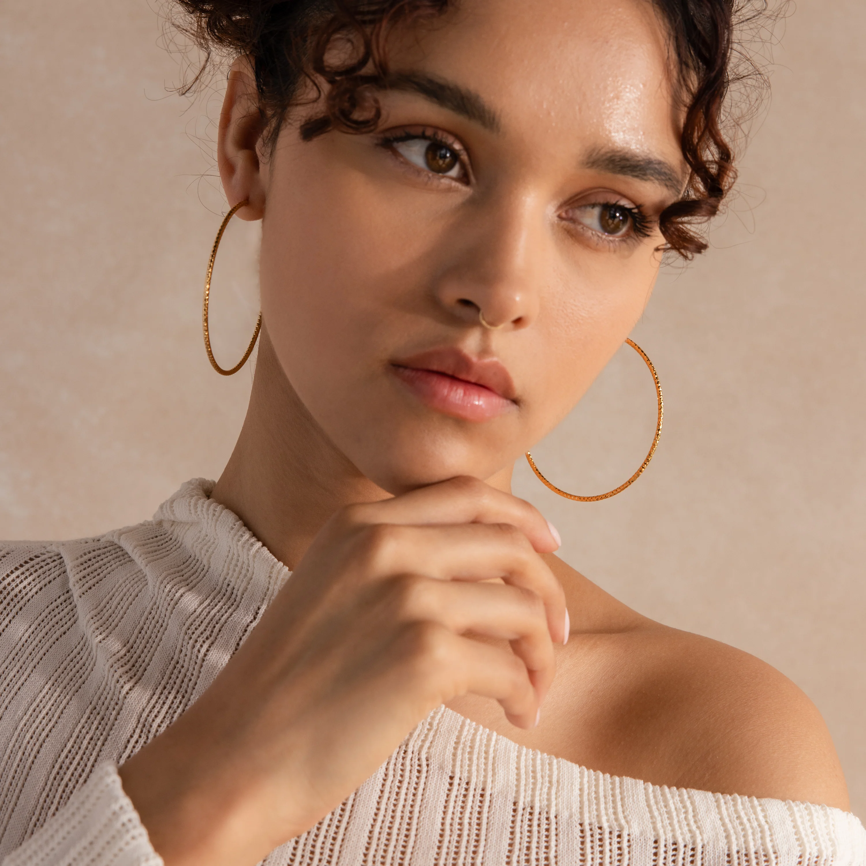 Large Sparkle Hoops - Image 8