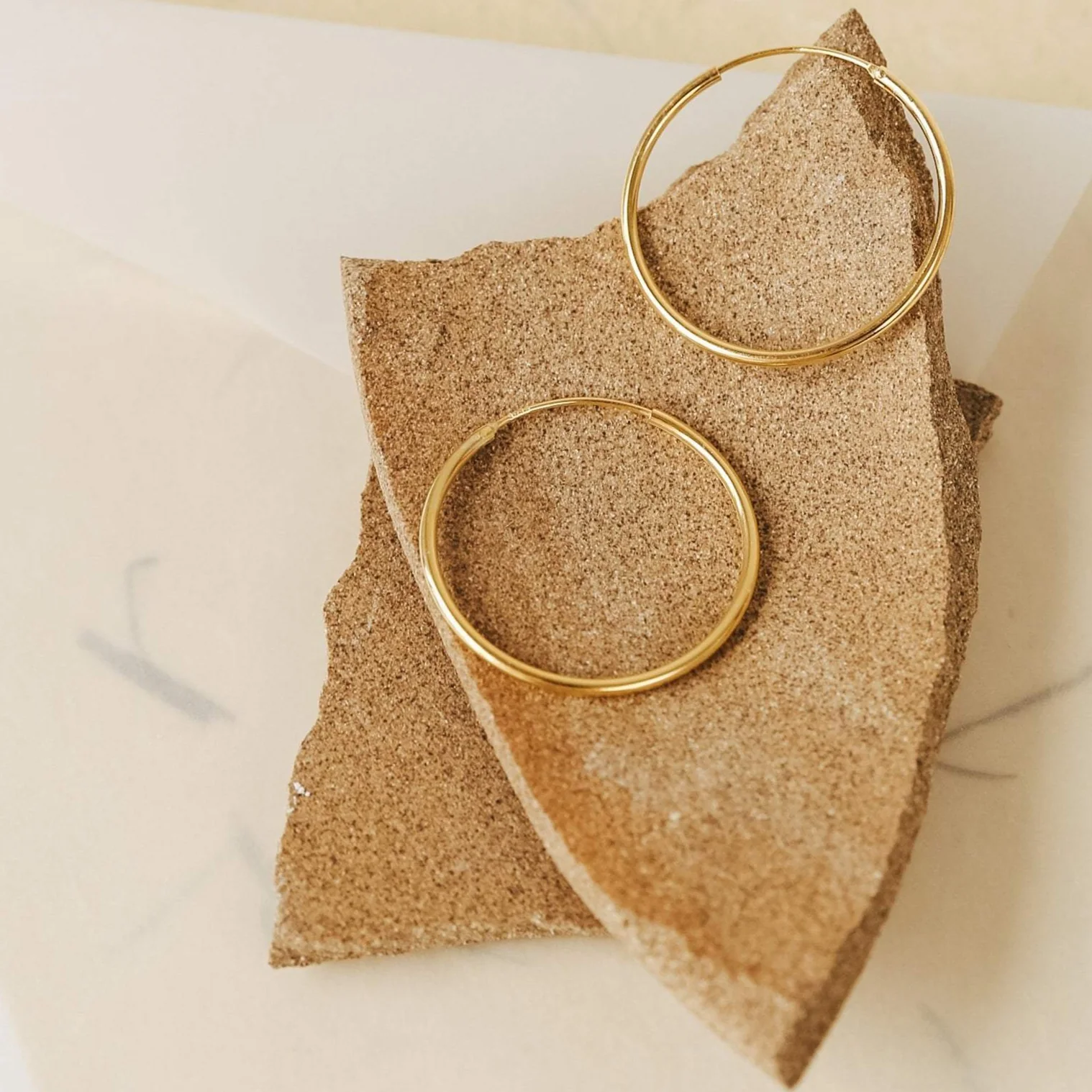 Large Thin Hoops - Image 5