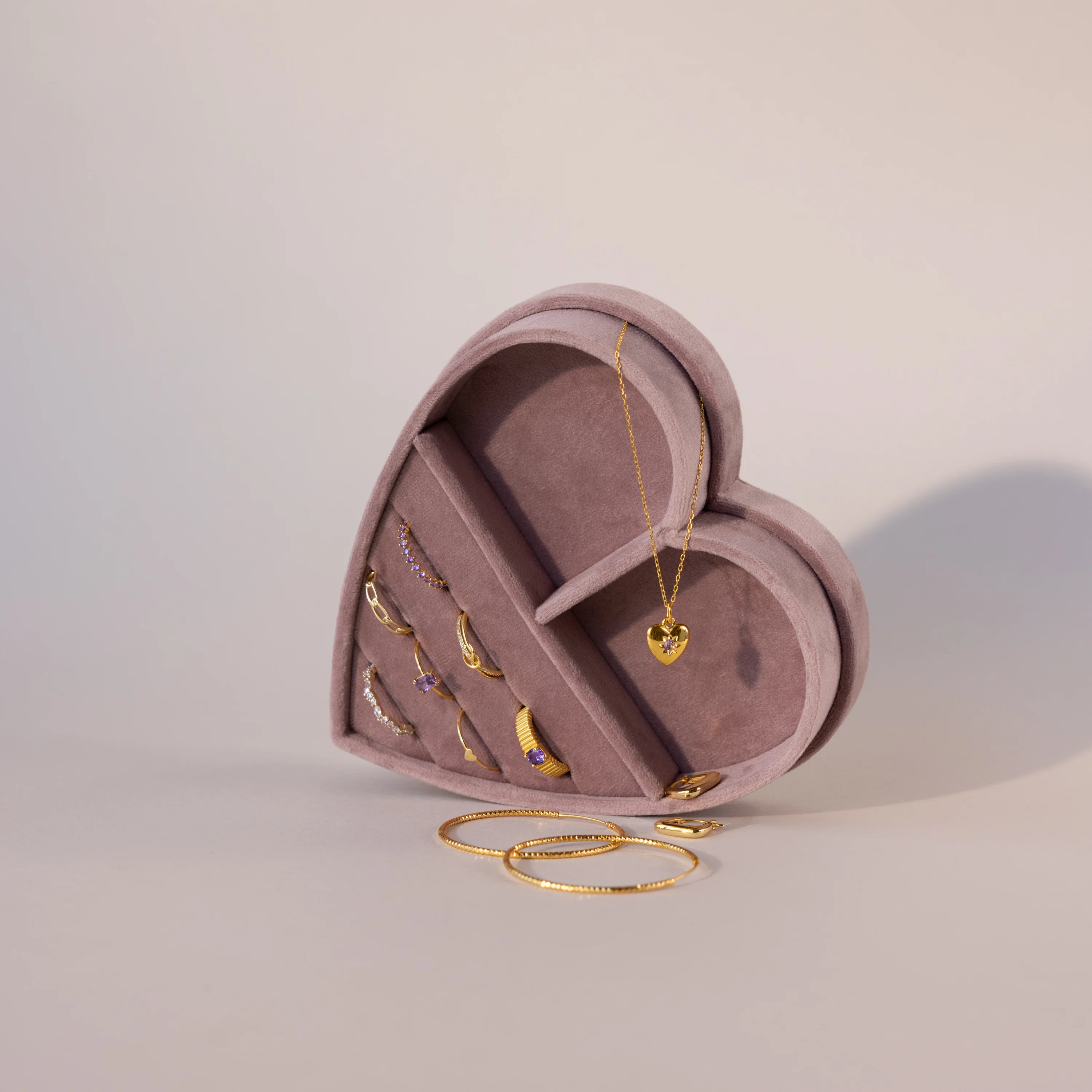 Lavender Large Heart Box - Image 5