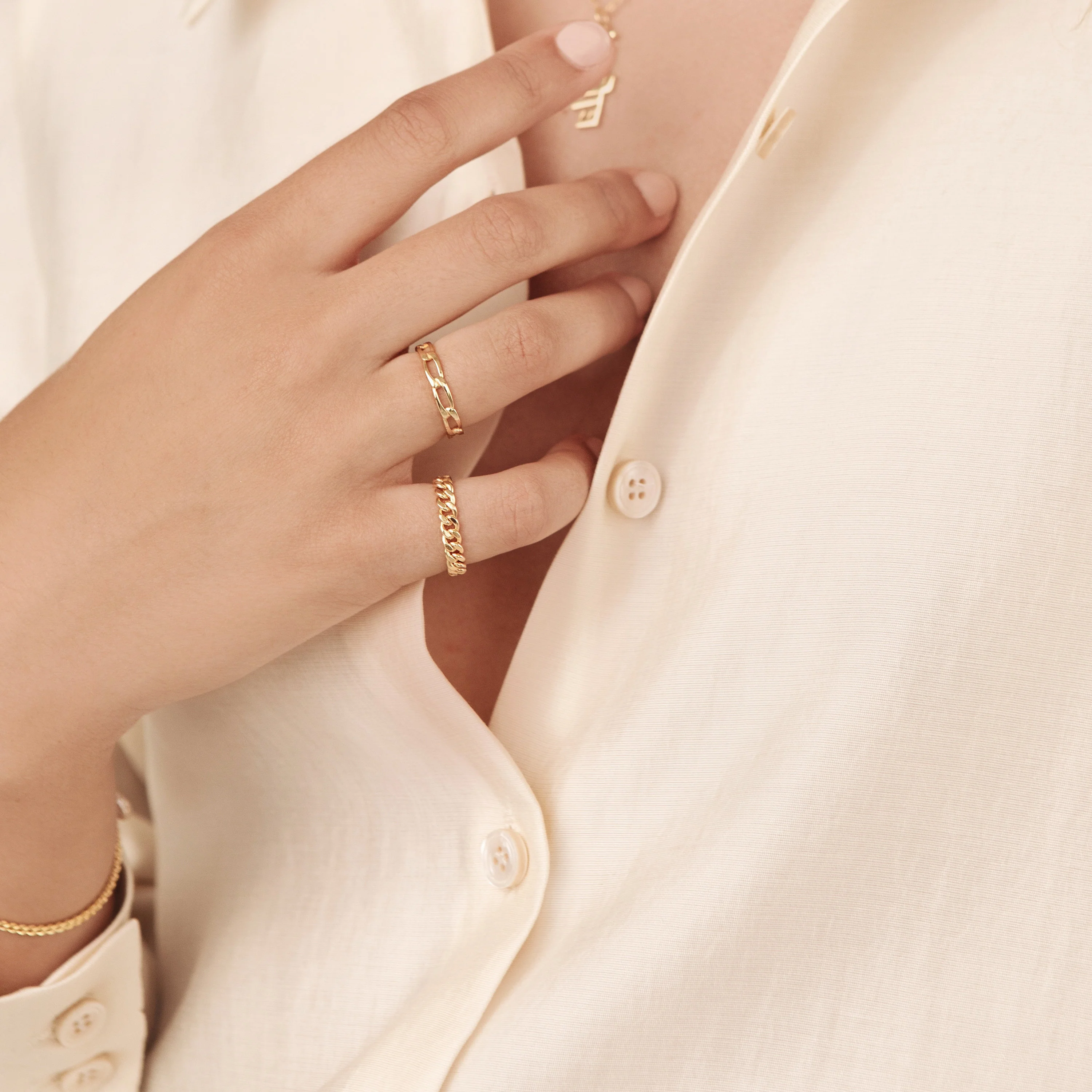 Link Ring in Silver - Image 4