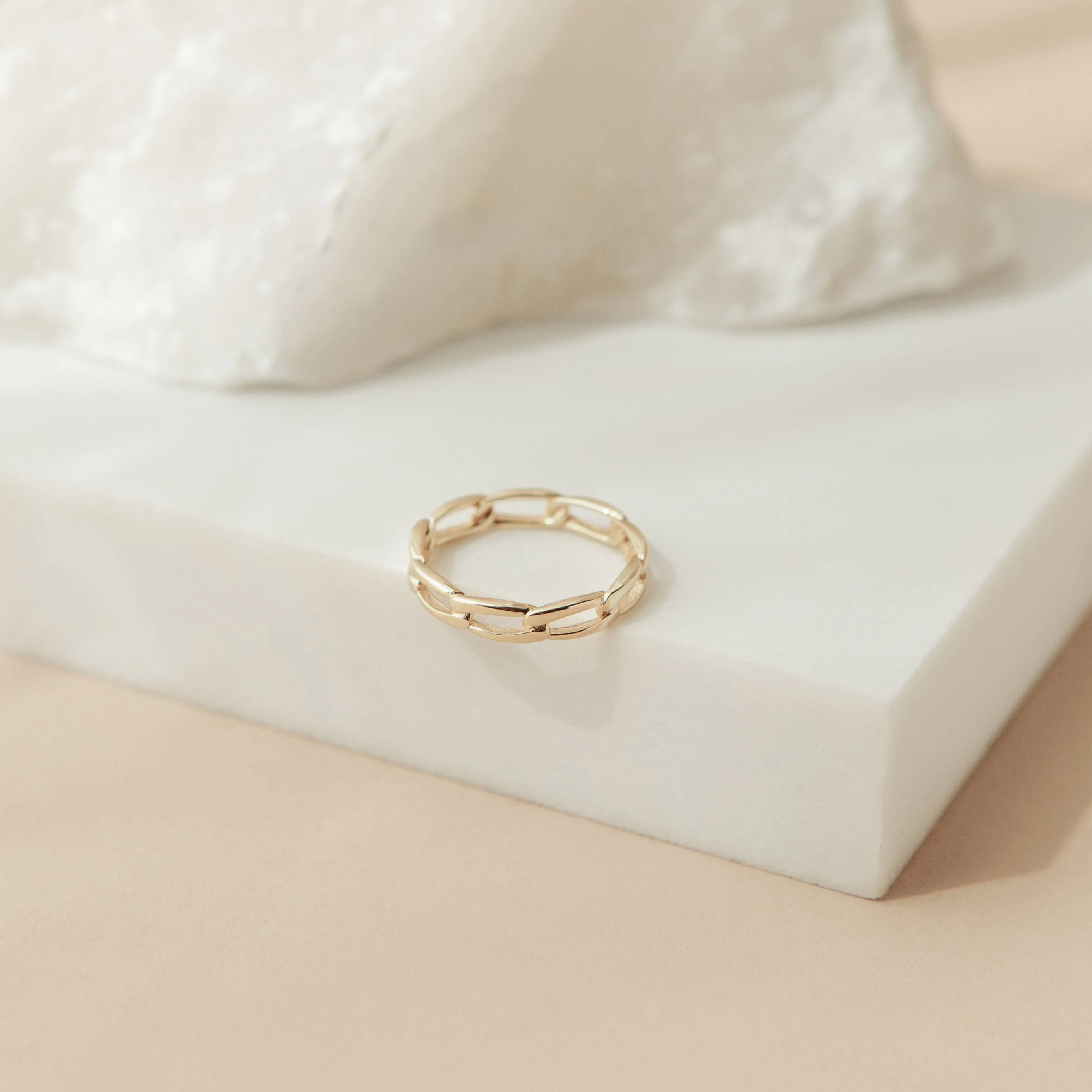 Link Ring in Silver - Image 2
