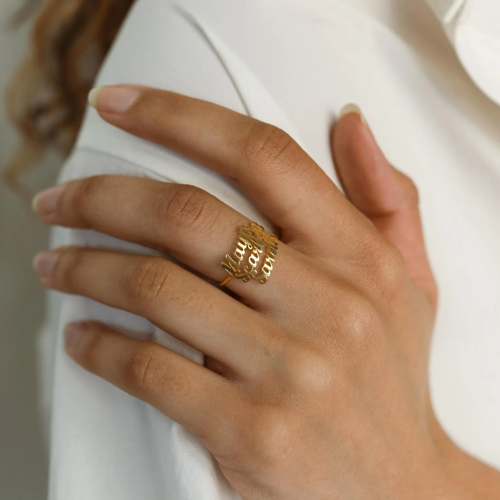 London Triple Name Ring - Image 2