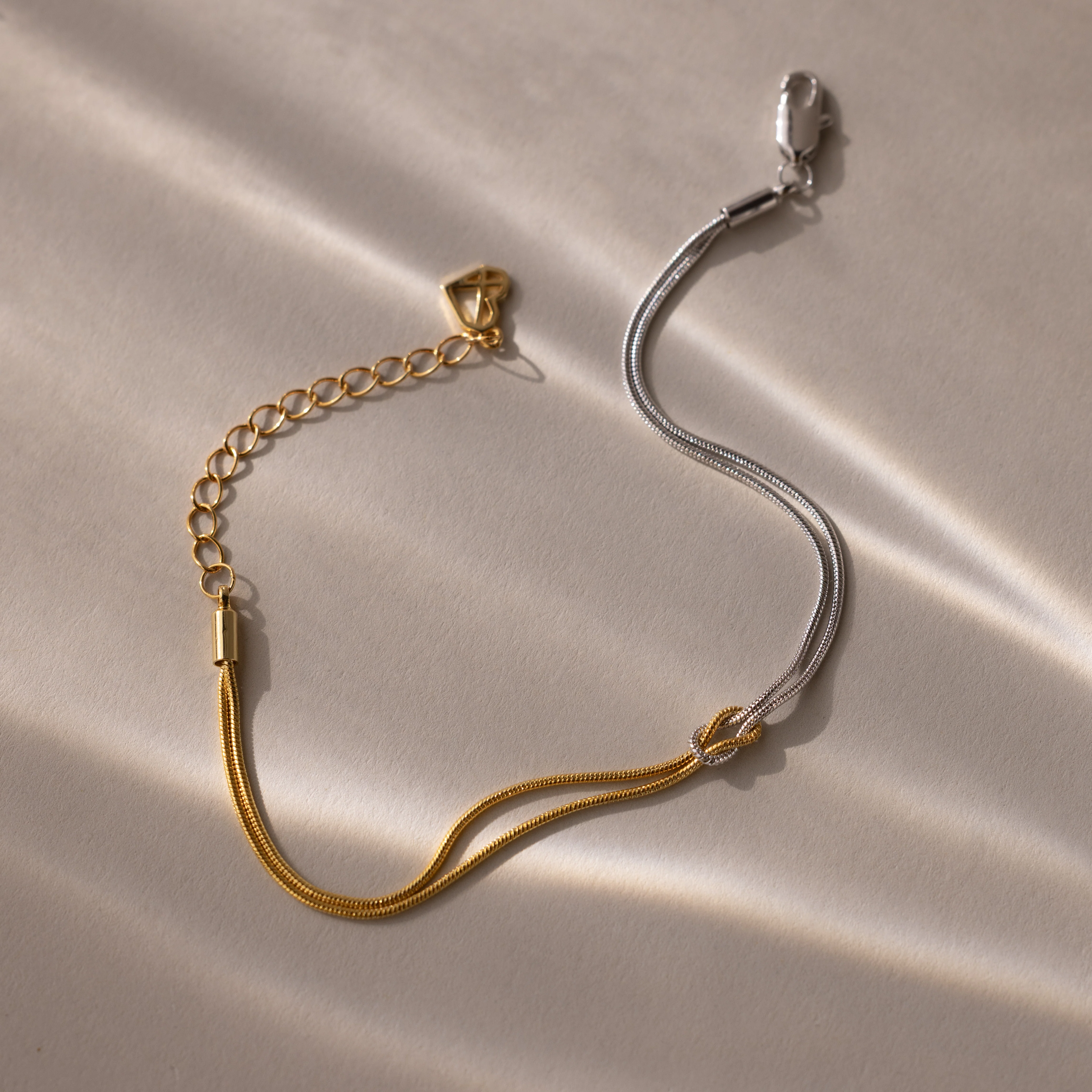 Love Knot Bracelet in Mixed Metal - Image 7