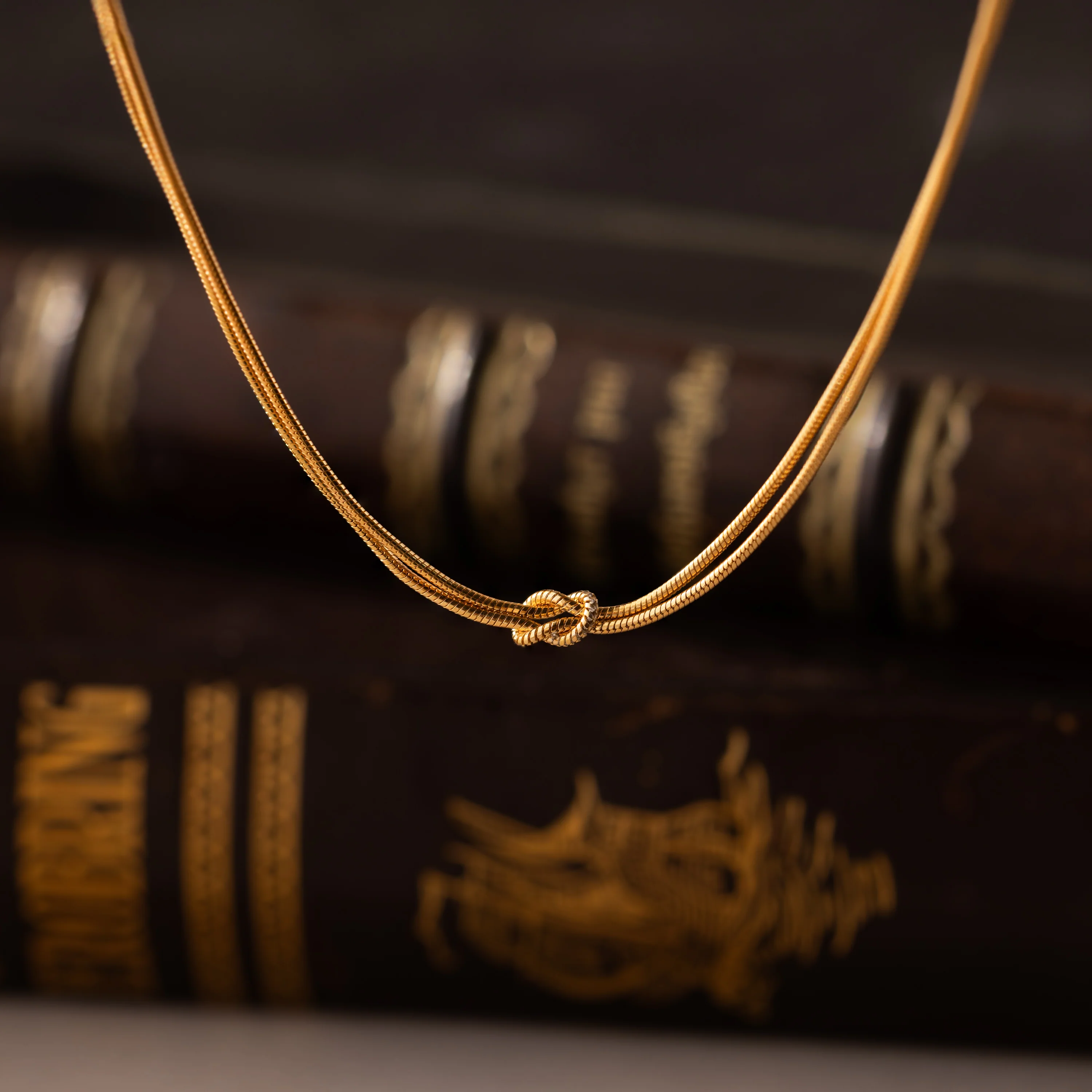 Love Knot Chain Necklace - Image 4
