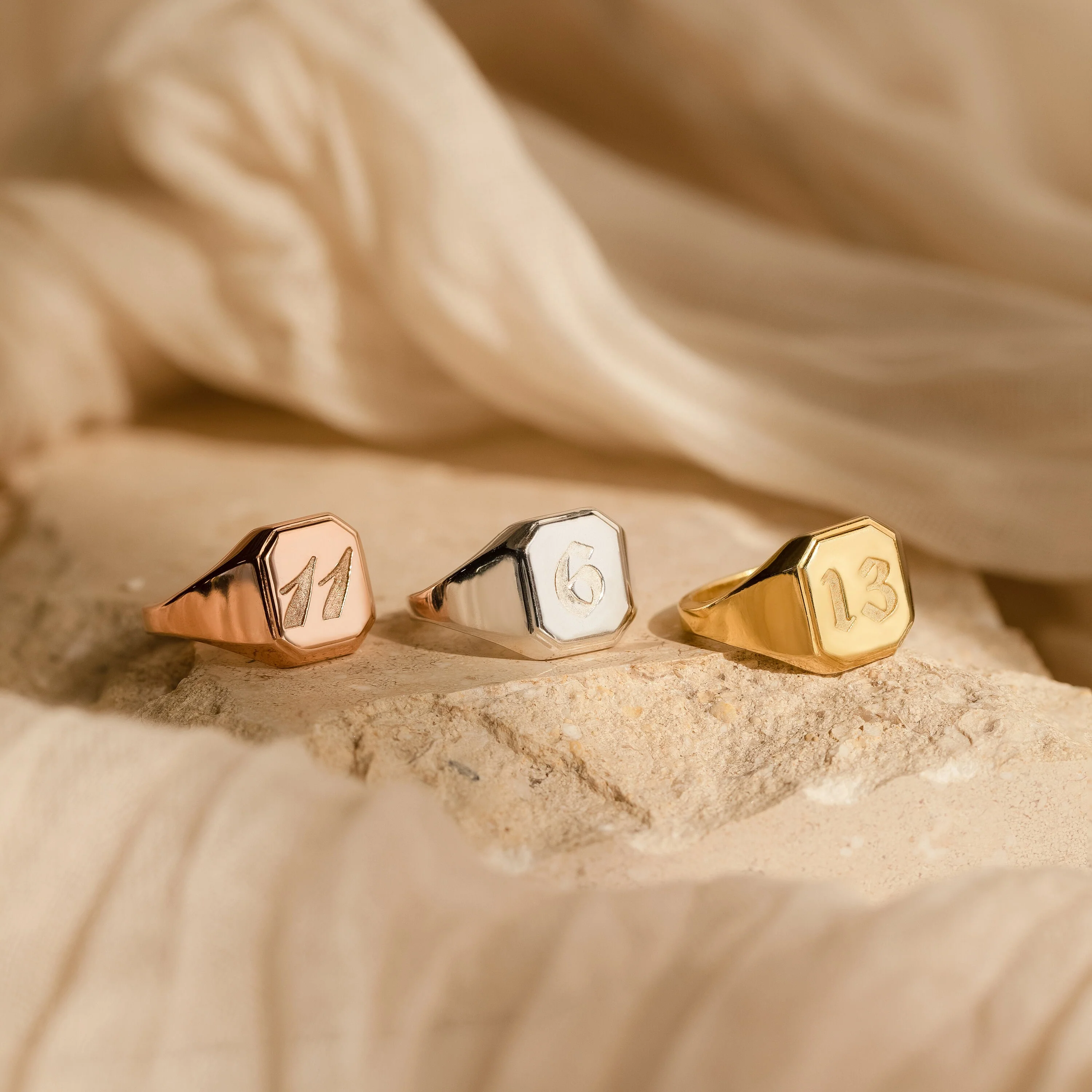 Lucky Number Signet Ring - Image 3
