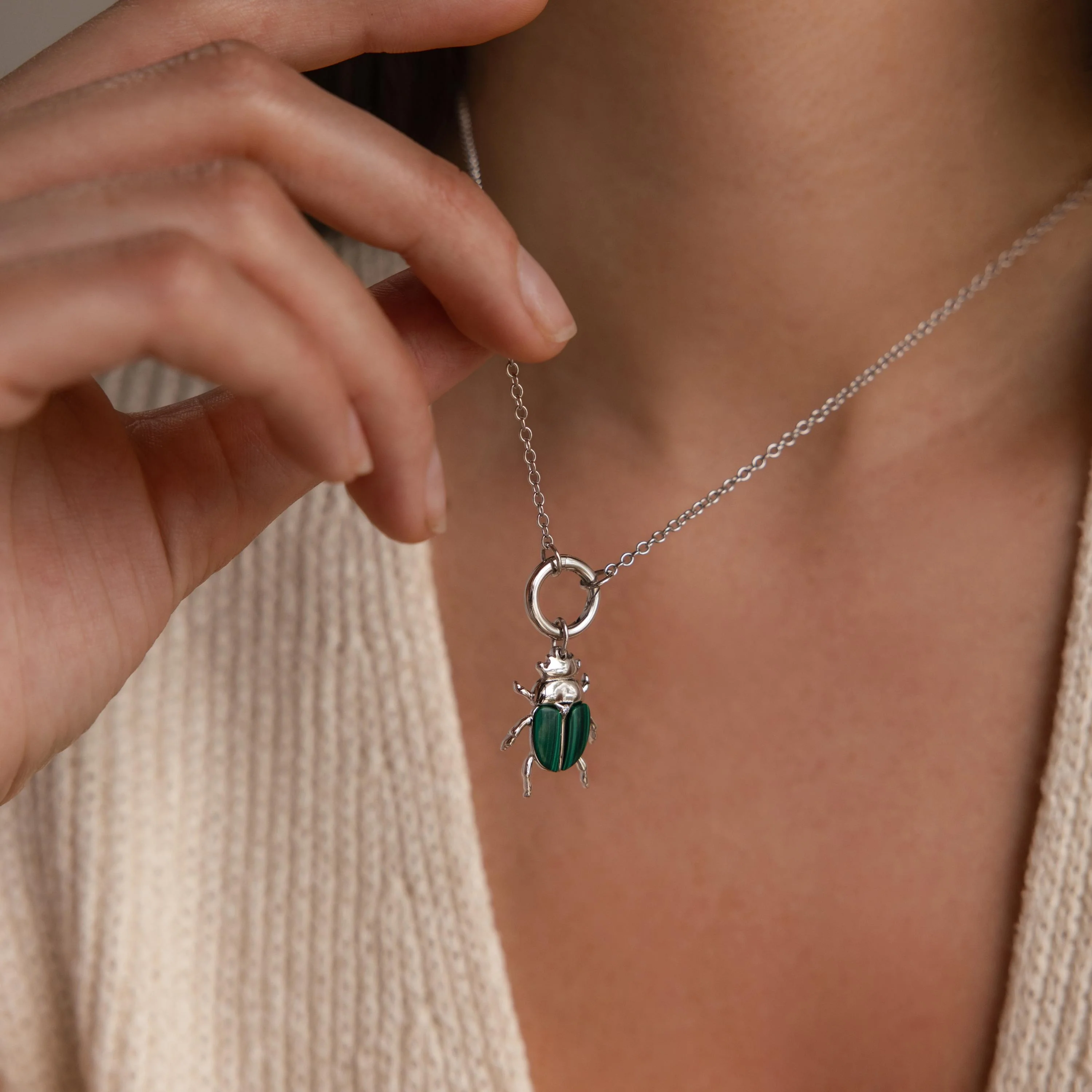 Malachite Beetle Charm - Image 5