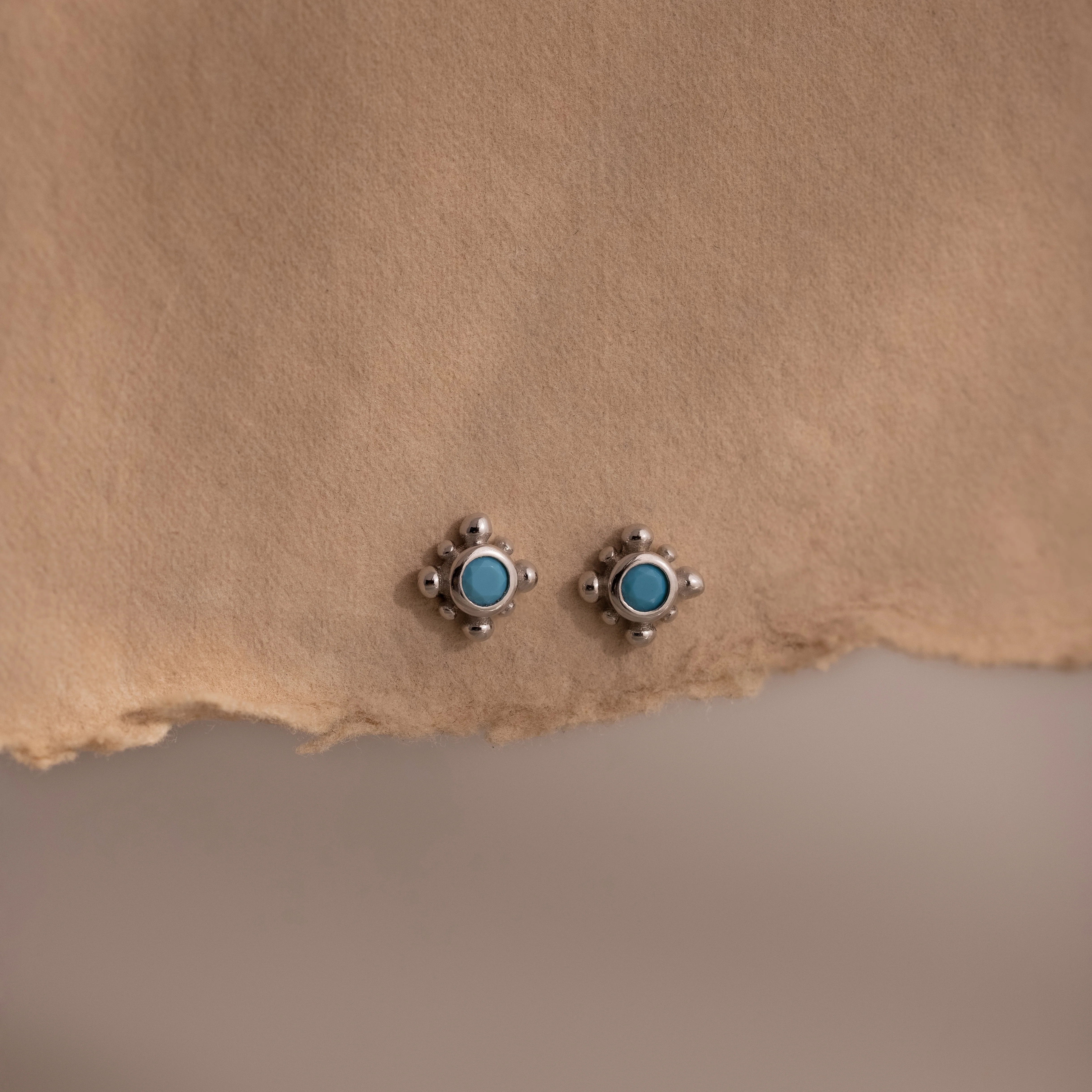 Mara Studs in Silver - Image 3
