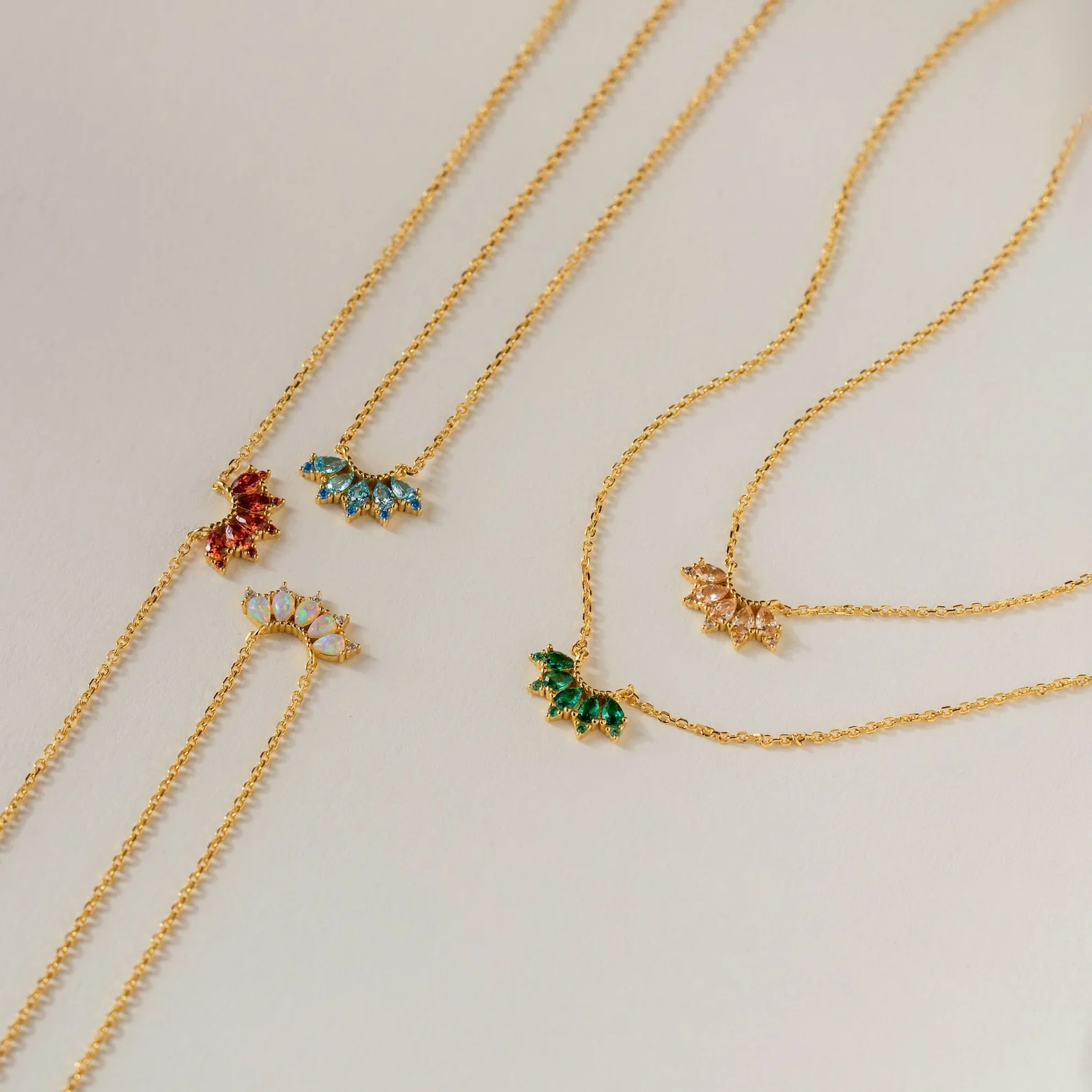 Marquise Birthstone Necklace - Image 4