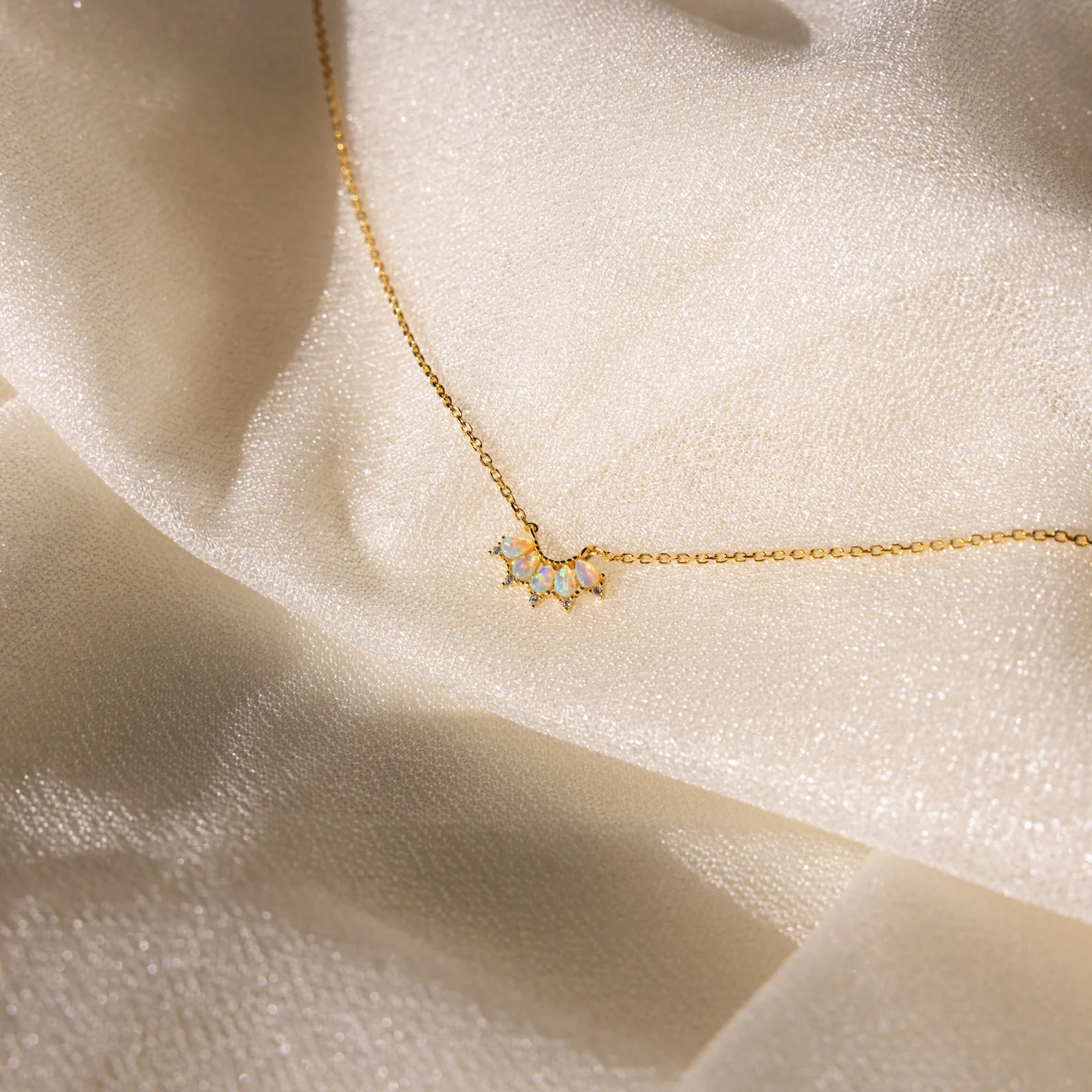 Marquise Birthstone Necklace - Image 5