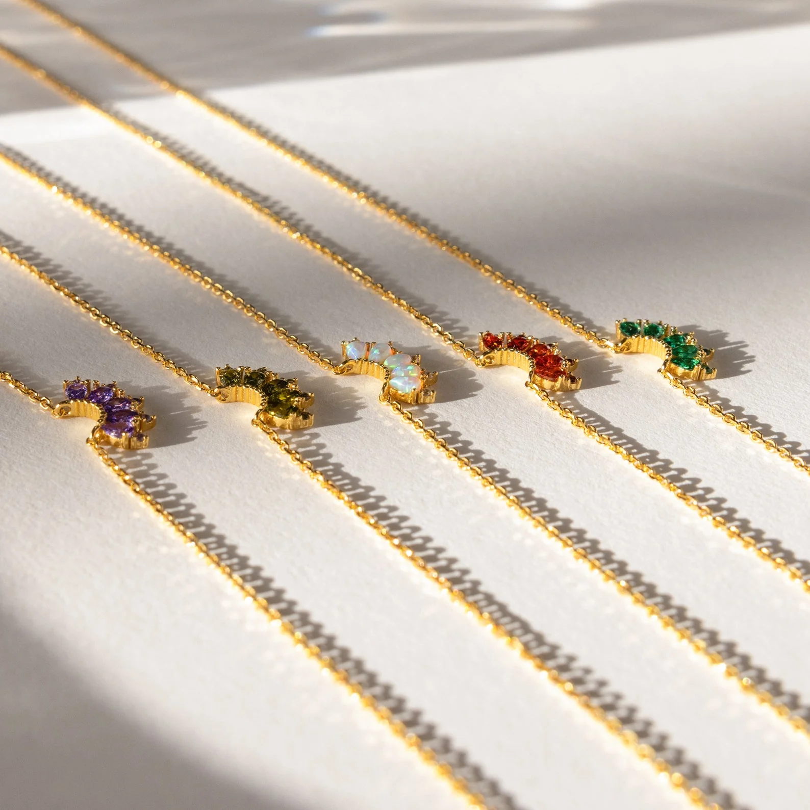 Marquise Birthstone Necklace - Image 6