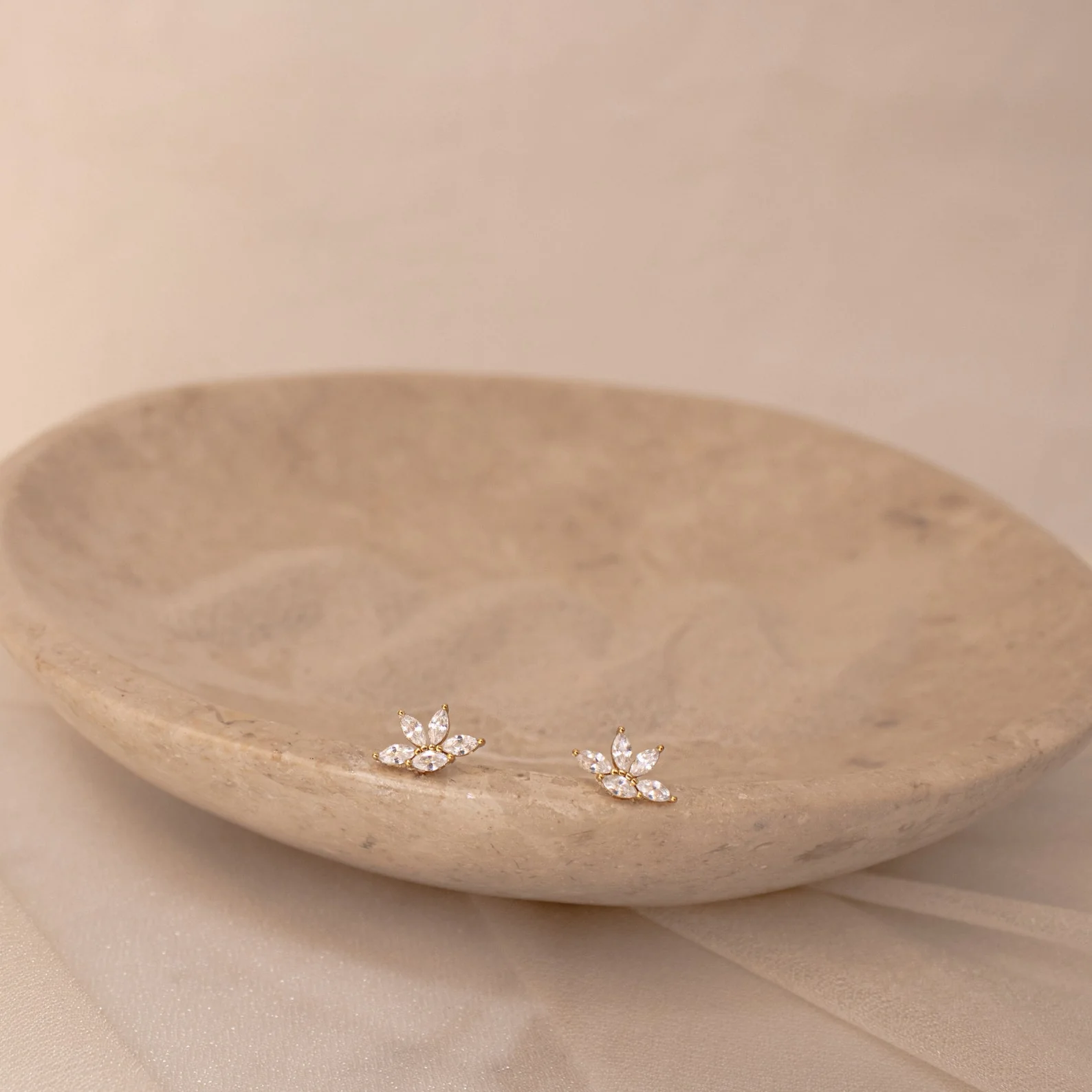 Marquise Diamond Studs - Image 5
