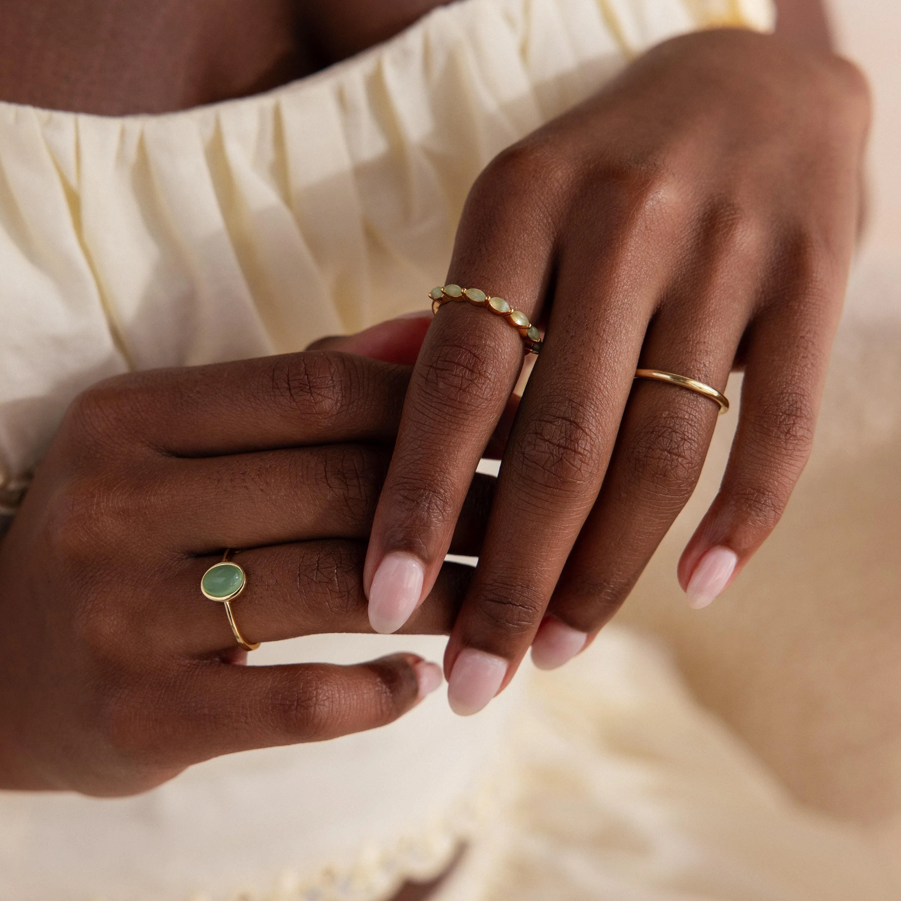 Marquise Jade Ring - Image 4